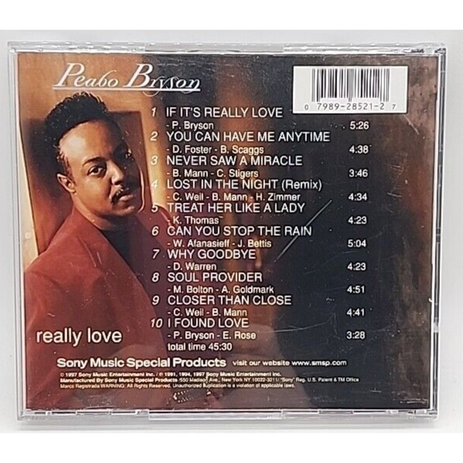 Really Love by Peabo Bryson (CD, 1998)