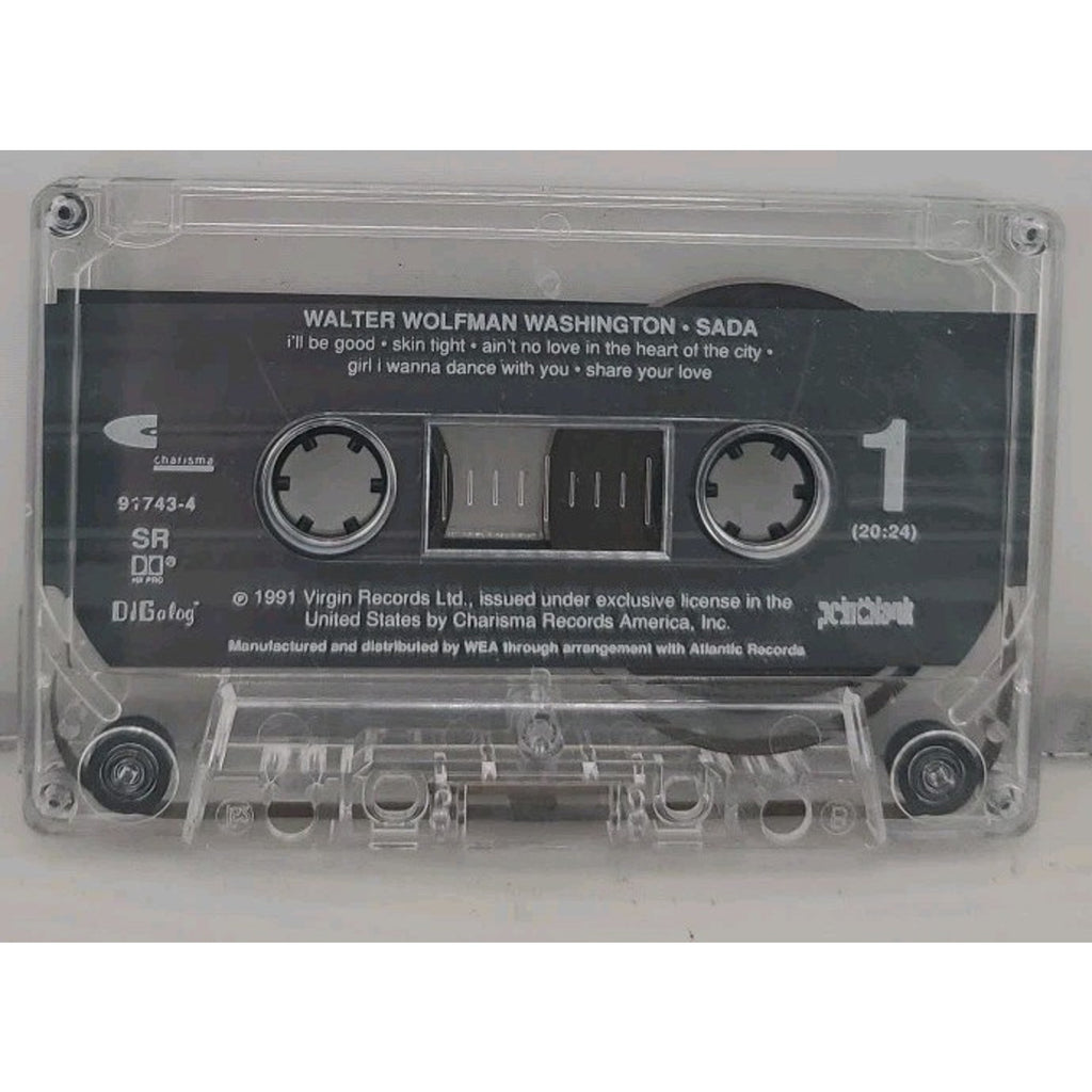 Sada by Walter "Wolfman" Washington (Cassette, Aug-1991, Charisma)