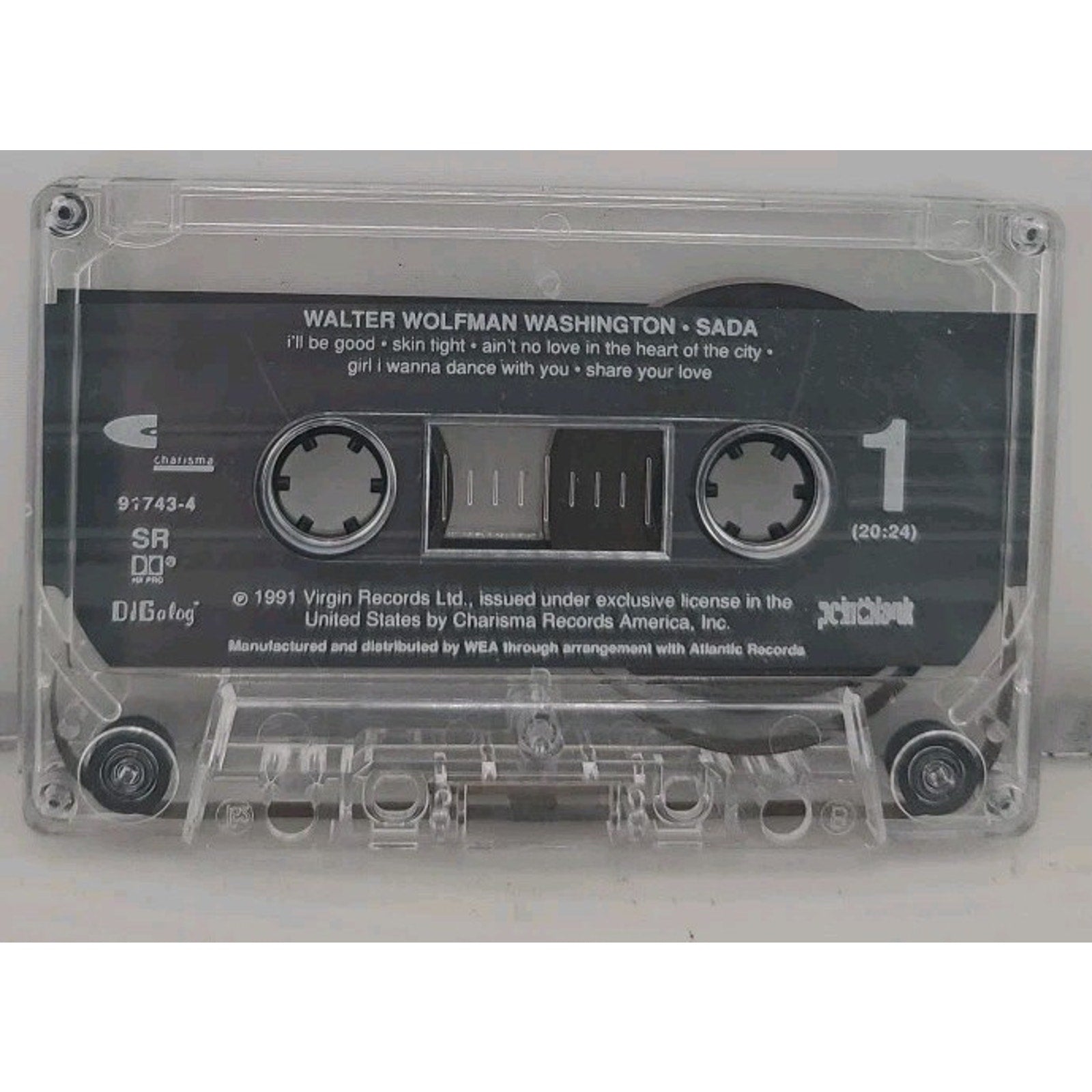 Sada by Walter "Wolfman" Washington (Cassette, Aug-1991, Charisma)