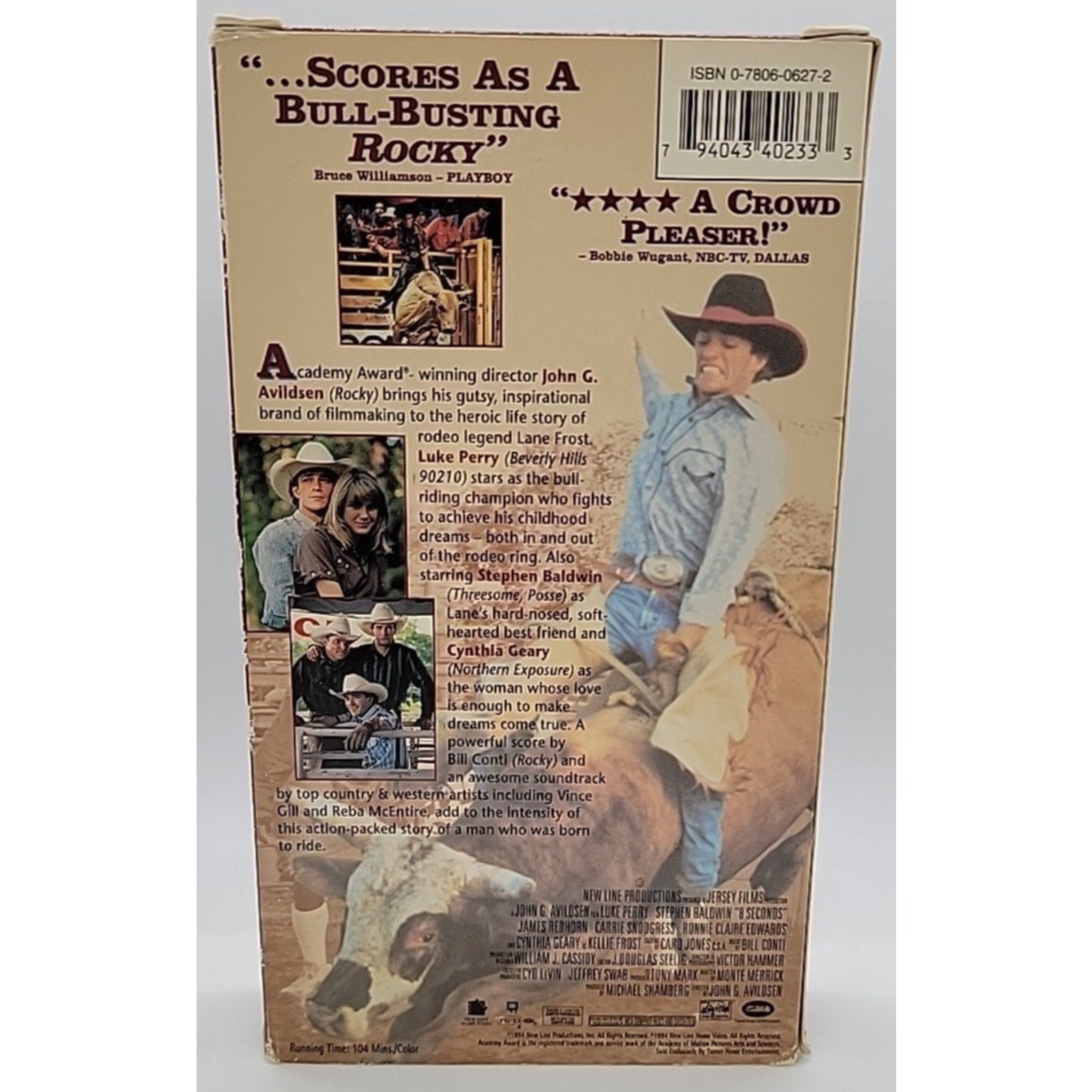 8 Seconds (VHS, 1994)
