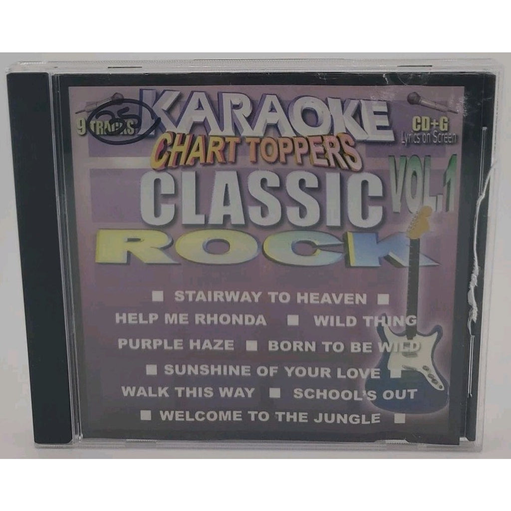 Chart Toppers Karaoke KCT 020 Classic Rock Vol 1 CDG