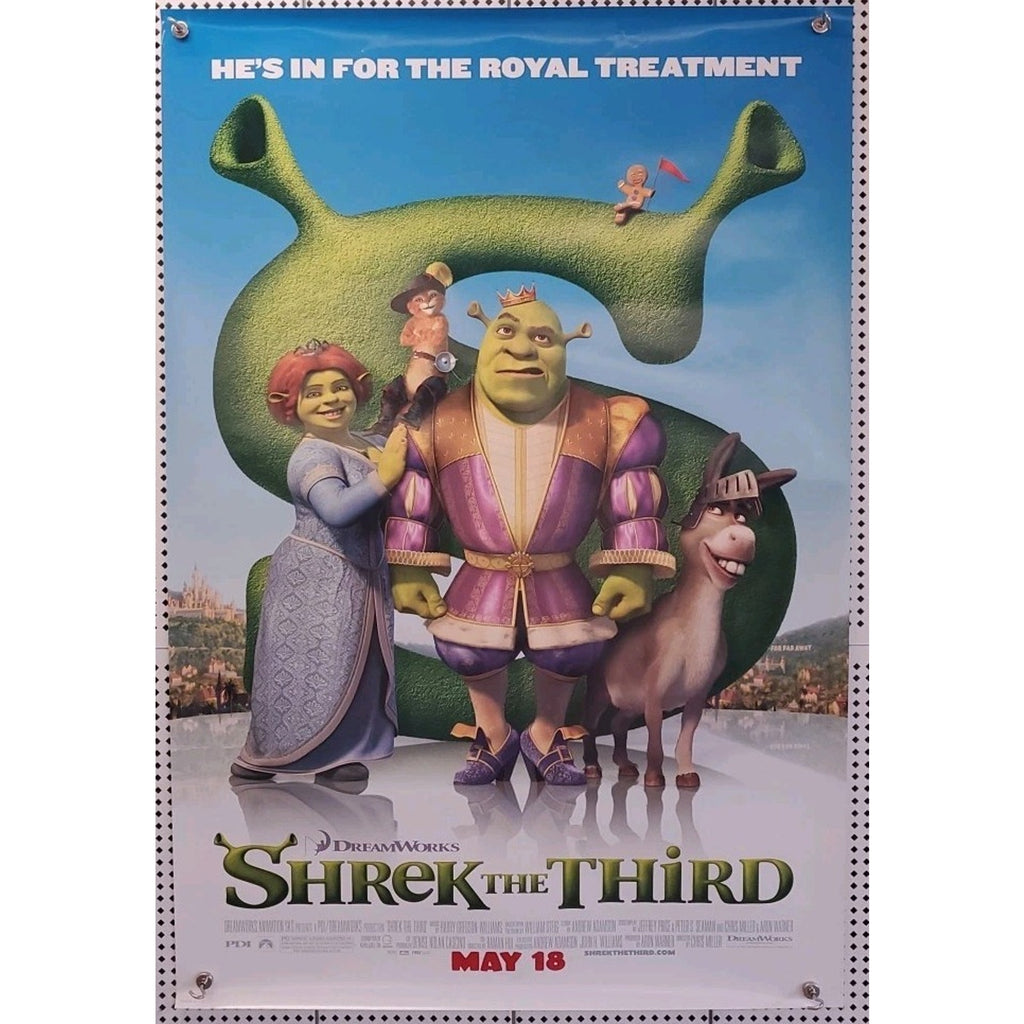 Shrek the Third 2007 Double Sided Original Movie Poster 27x 40