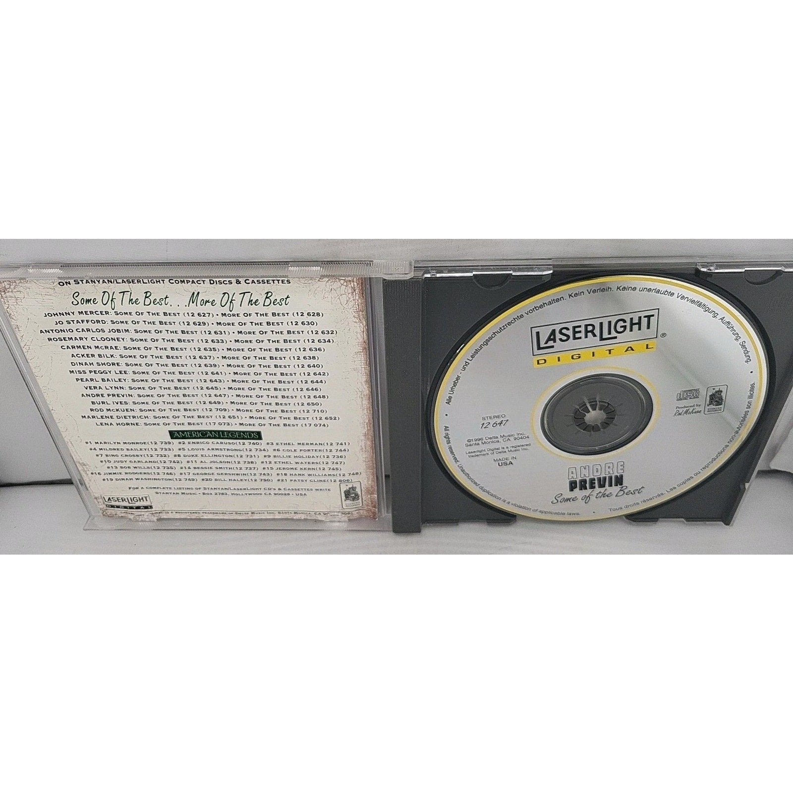 Some of the Best by André Previn (CD, Sep-1996, Laserlight)