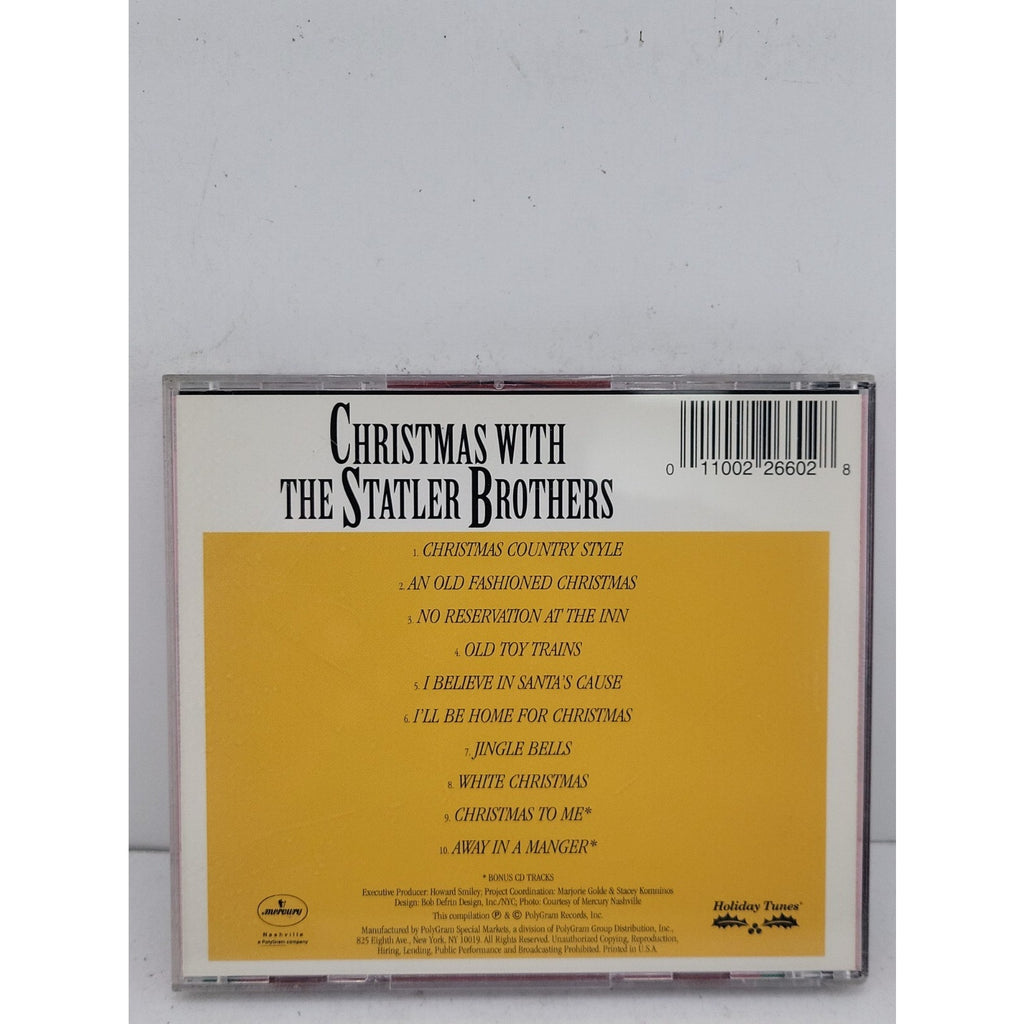 Christmas with The Statler Brothers (CD, Mercury)