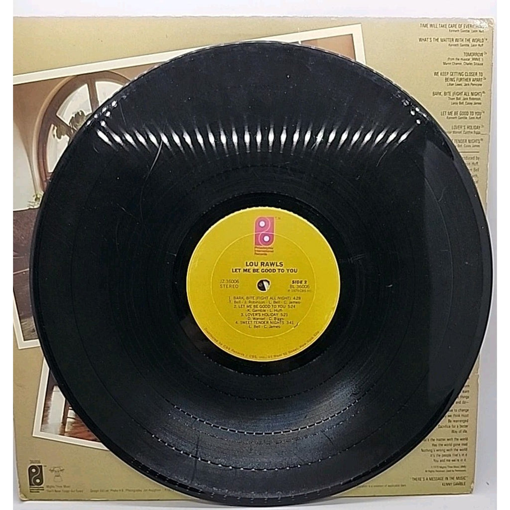 Lou Rawls, Let Me Be Good To You, 12" Vinyl LP, 1979 (Record)