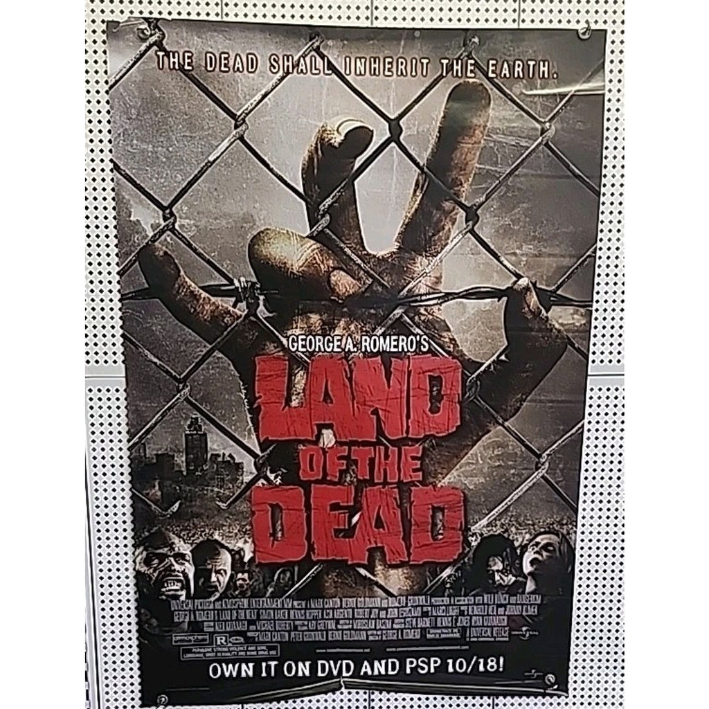 Land of the Dead - Original Movie Poster - Video Release - 27x40 Romero Diff Art