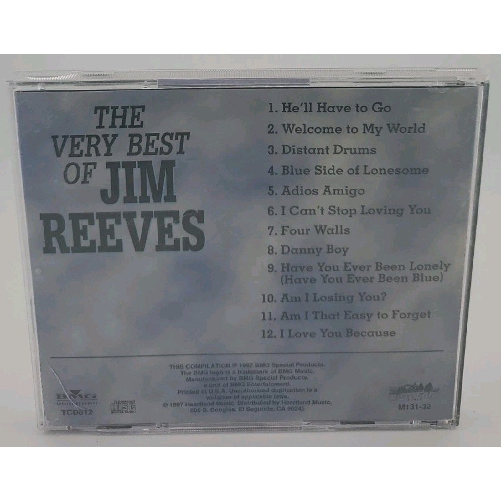 The Very Best of Jim Reeves CD