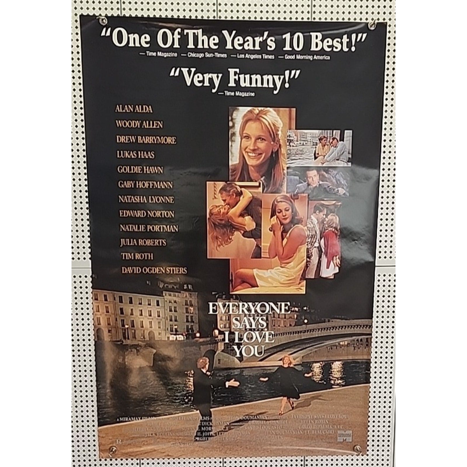 Everyone Says I Love You - 27"x40" Original Movie Poster One Sheet Woody Allen