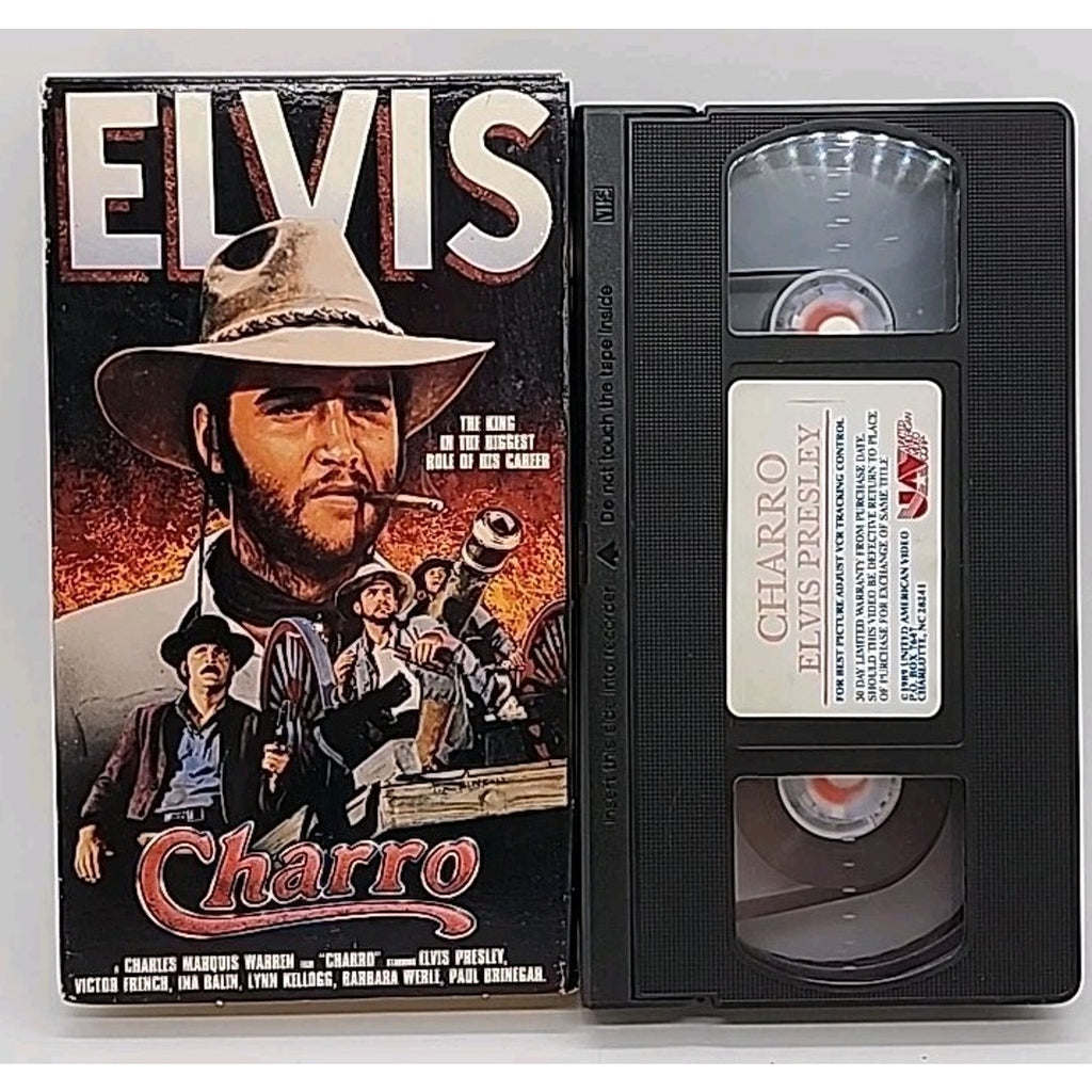 Charro (VHS) Elvis Presley Musical Western Romance