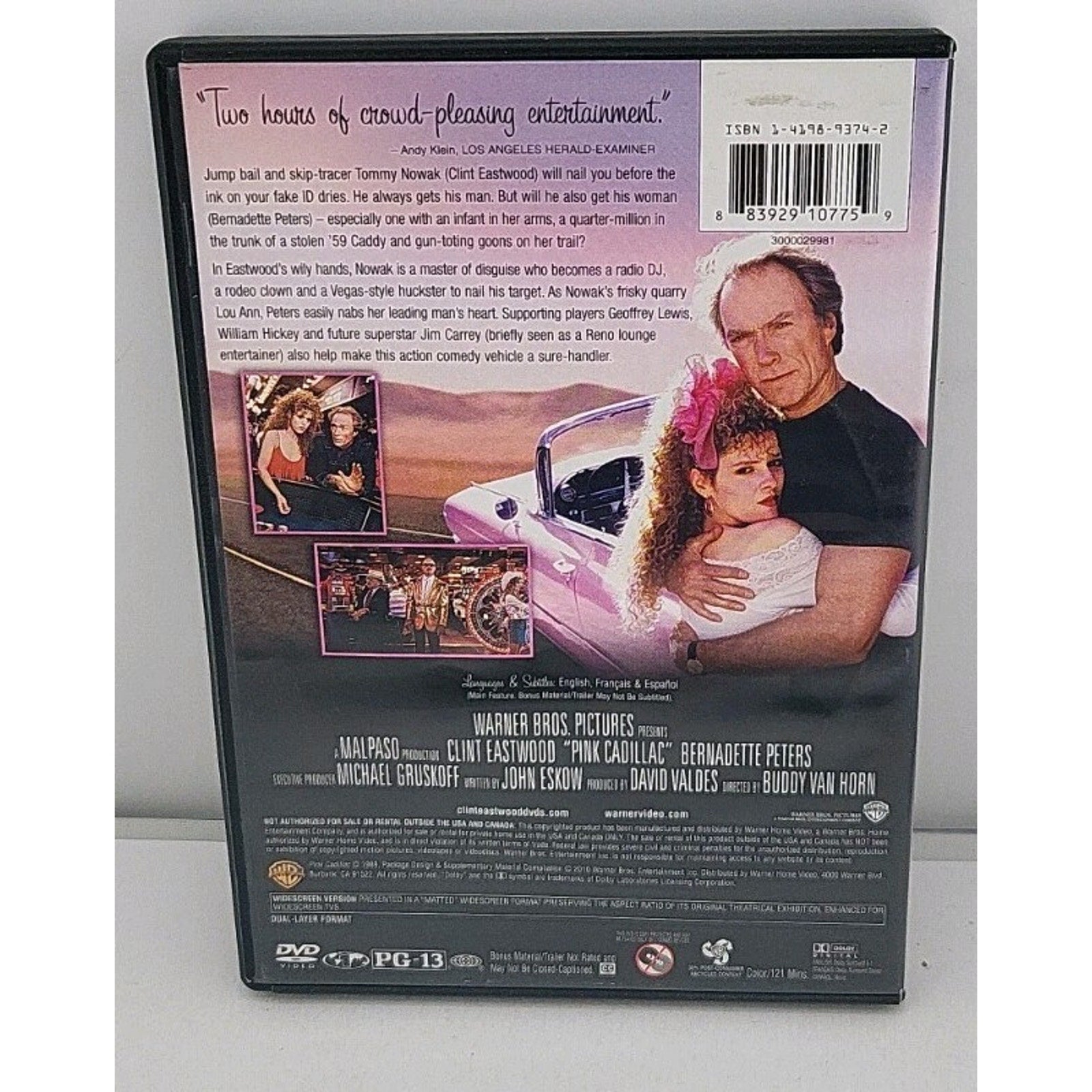 Pink Cadillac (DVD, 1989)