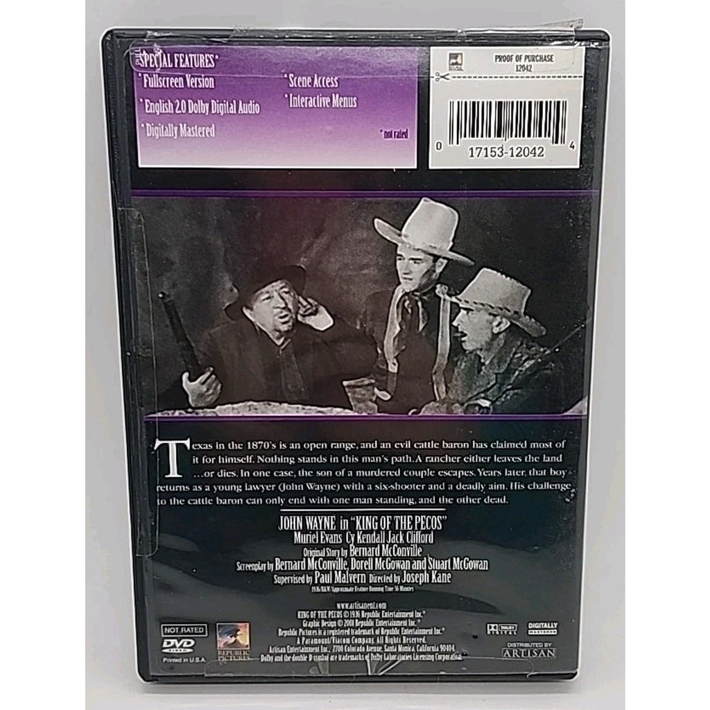 King of the Pecos (DVD, 1936)
