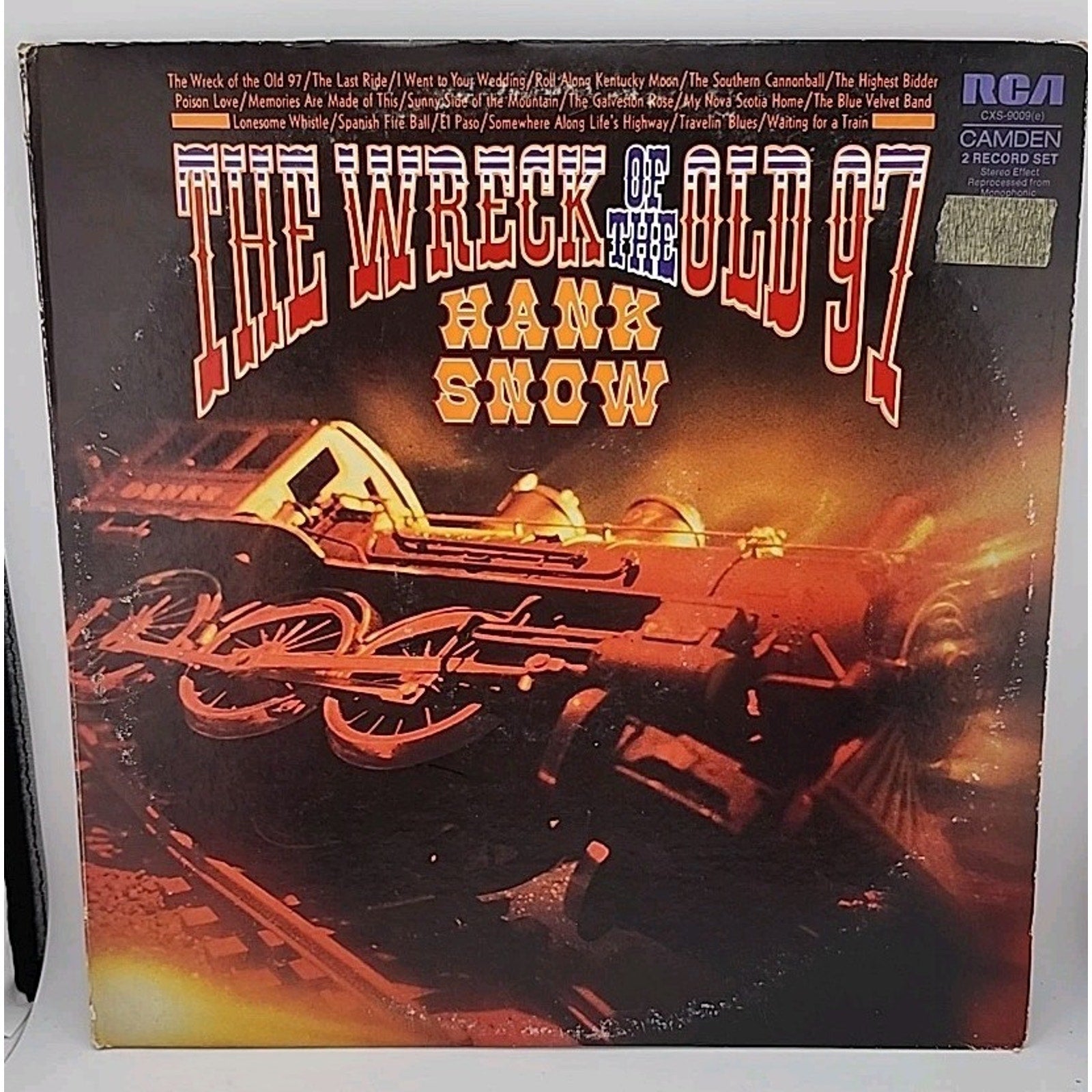 Hank Snow The Wreck of the Old 97 CXS 9009 Record Album Vinyl LP