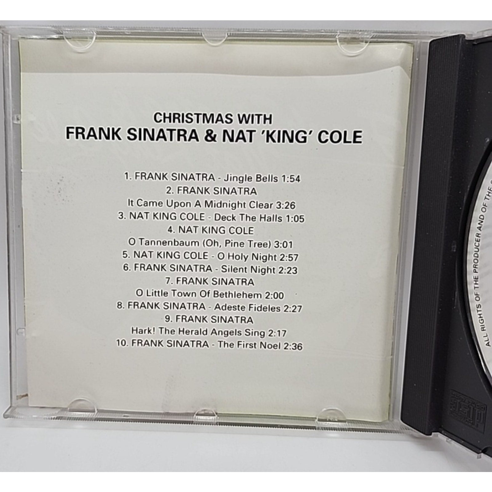 Christmas With Frank Sinatra & Nat King Cole - 1991 (CD)
