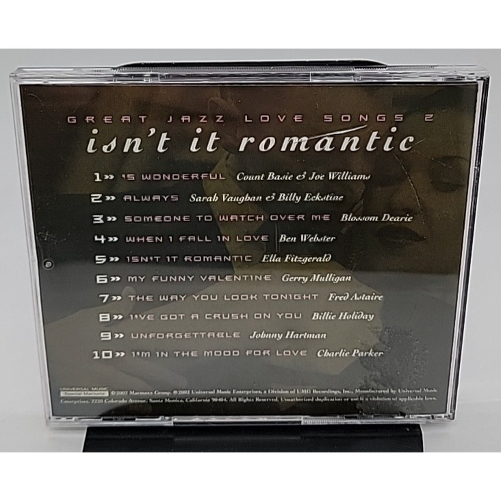Isnt It Romantic Great Jazz Love Songs CD