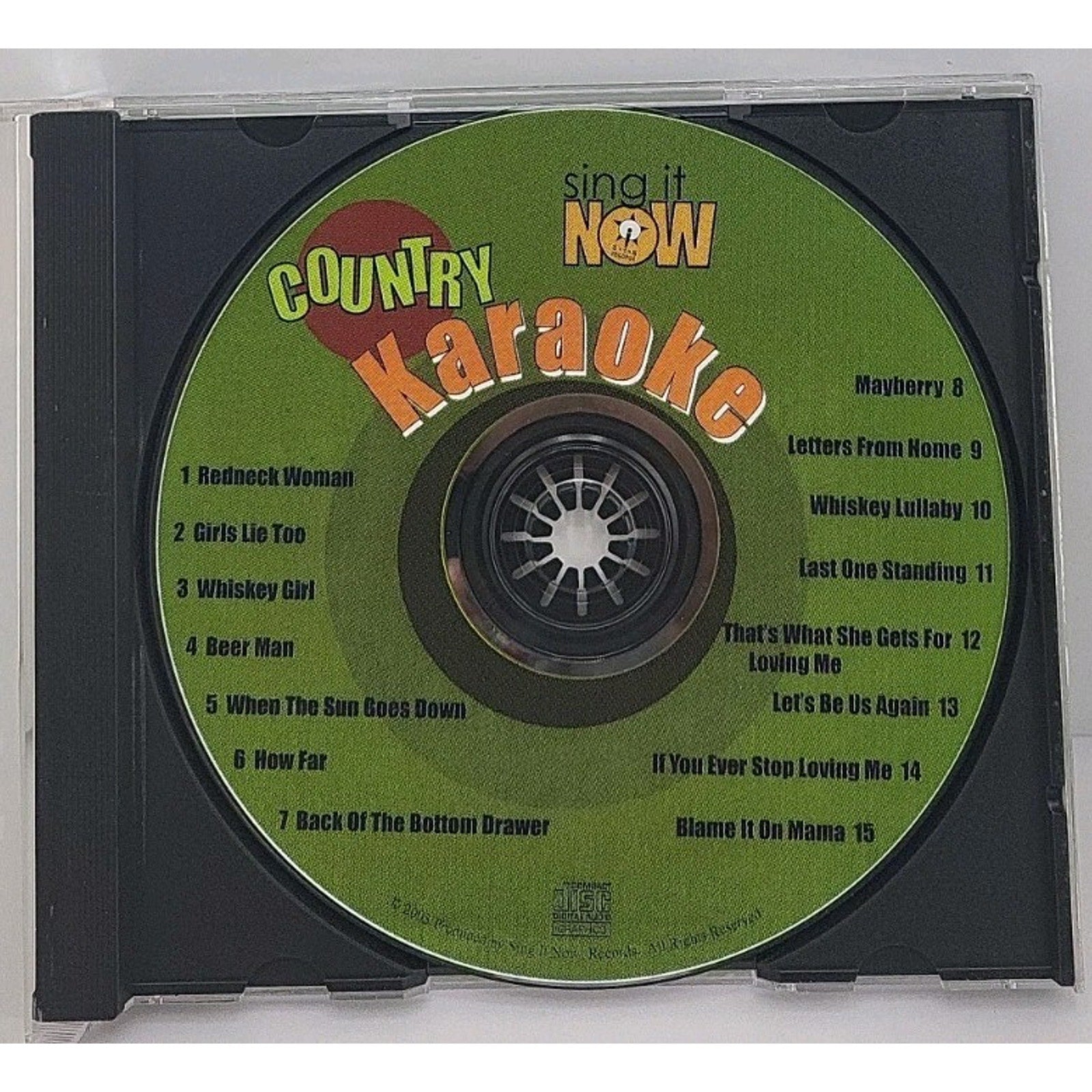 Sing It Now Country Hits Summer 2004 Karaoke CDG - Audio CD