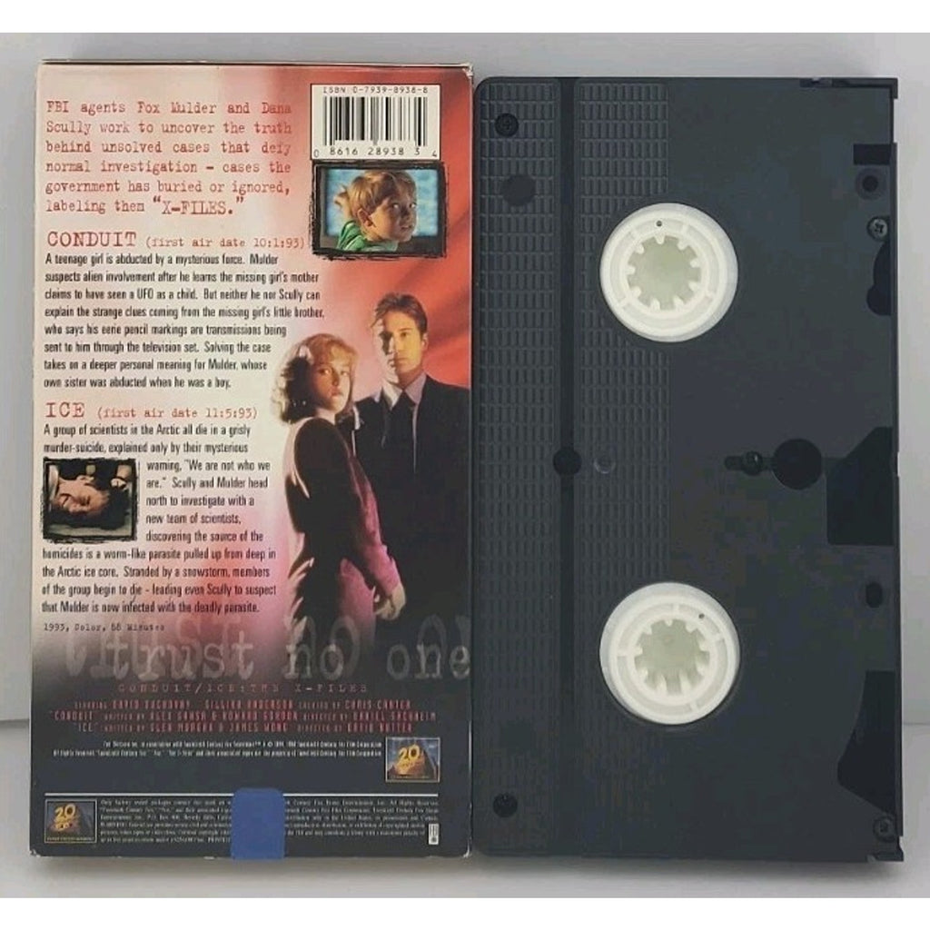 The X-Files - Conduit/Ice (VHS, 1996)