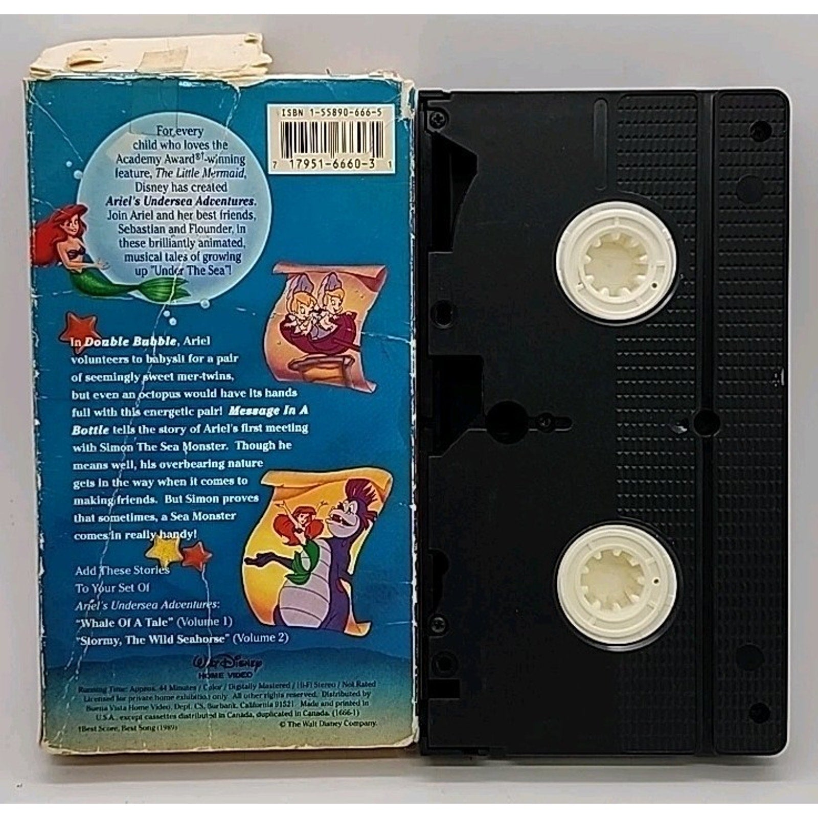 Disneys the Little Mermaid - Ariels Undersea Adventures - Double Bubble (VHS)