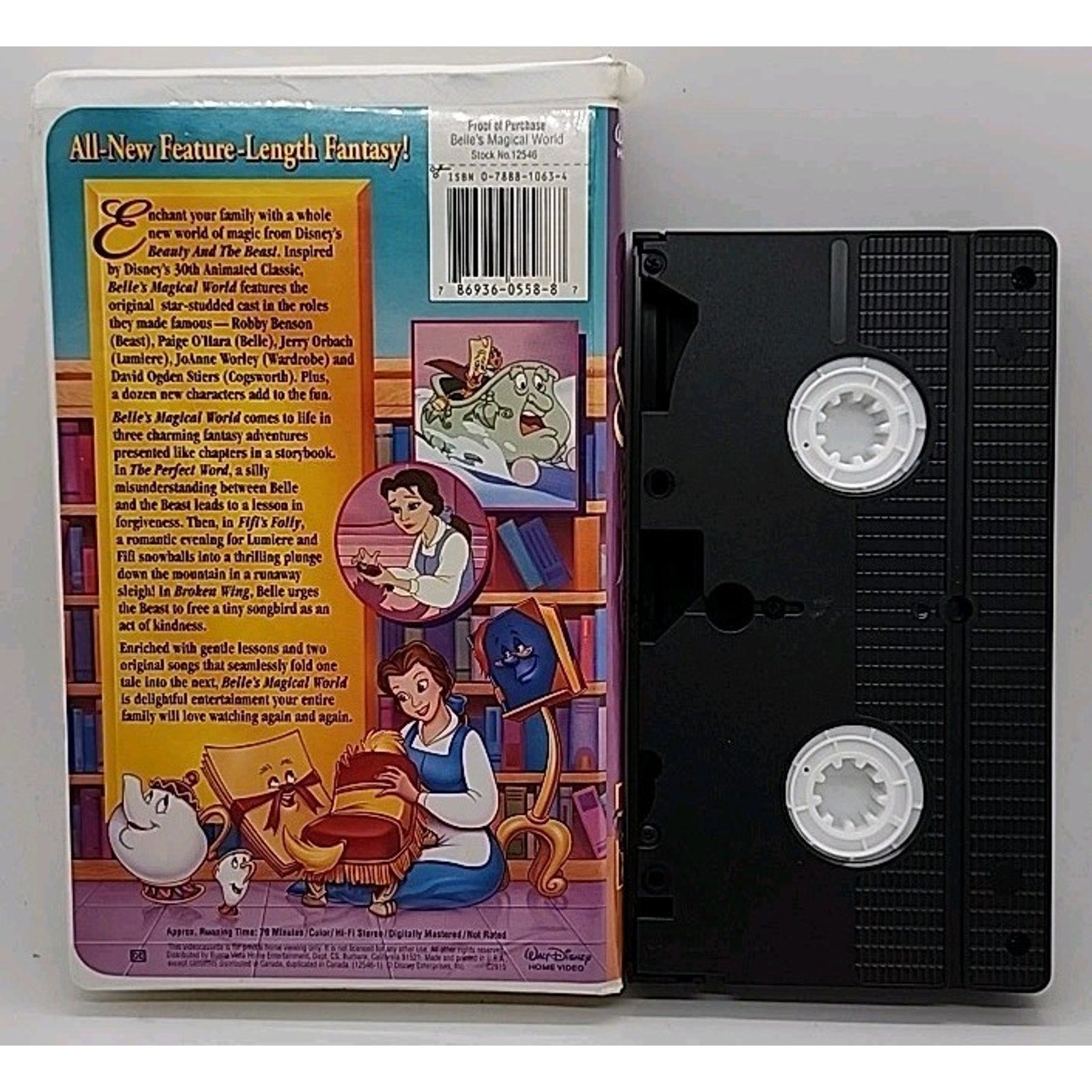 Beauty and the Beast: Belles Magical World (VHS, 1998)