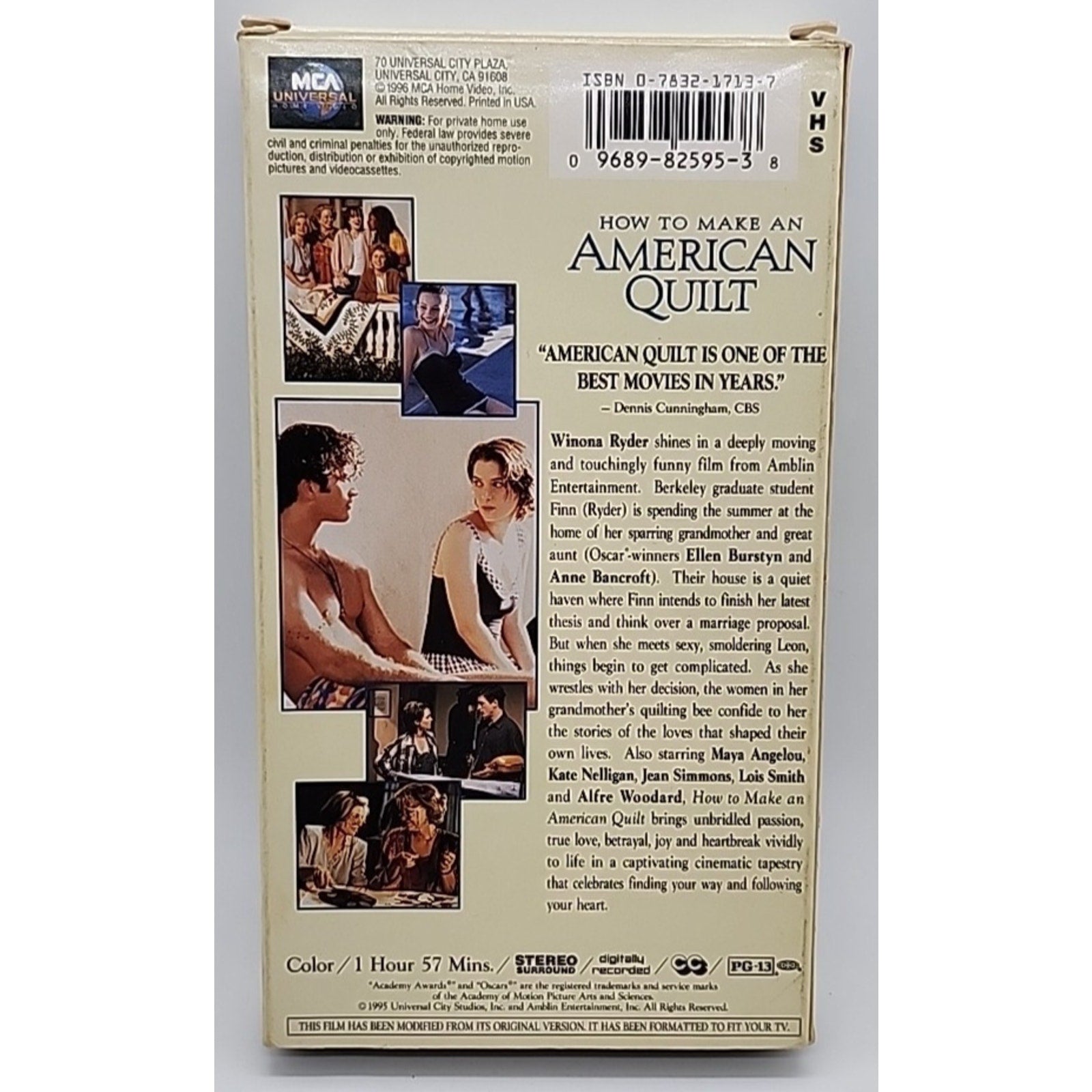 How to Make an American Quilt (VHS, 1996)