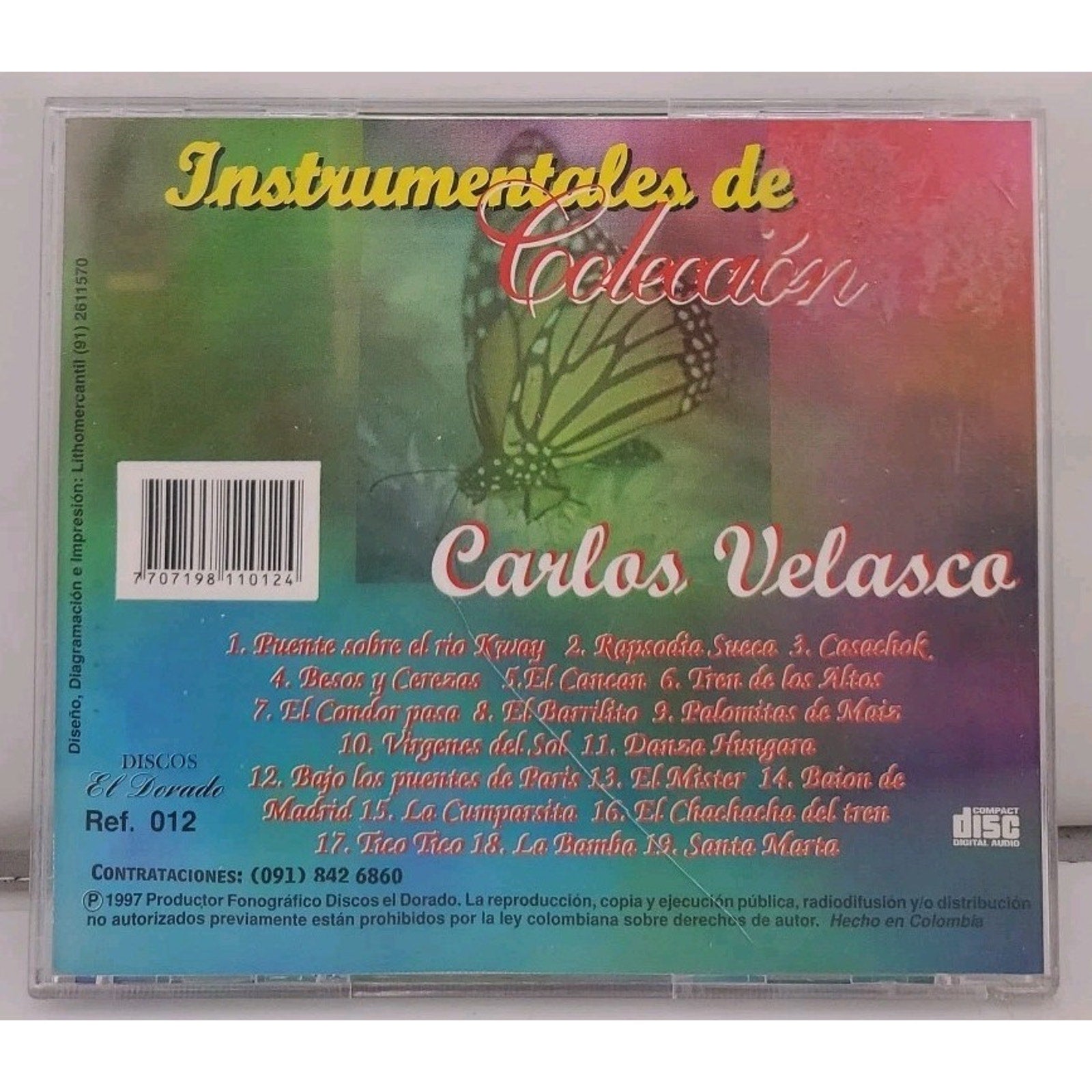 Instrumentales De Colección - Carlos Velasca (CD)