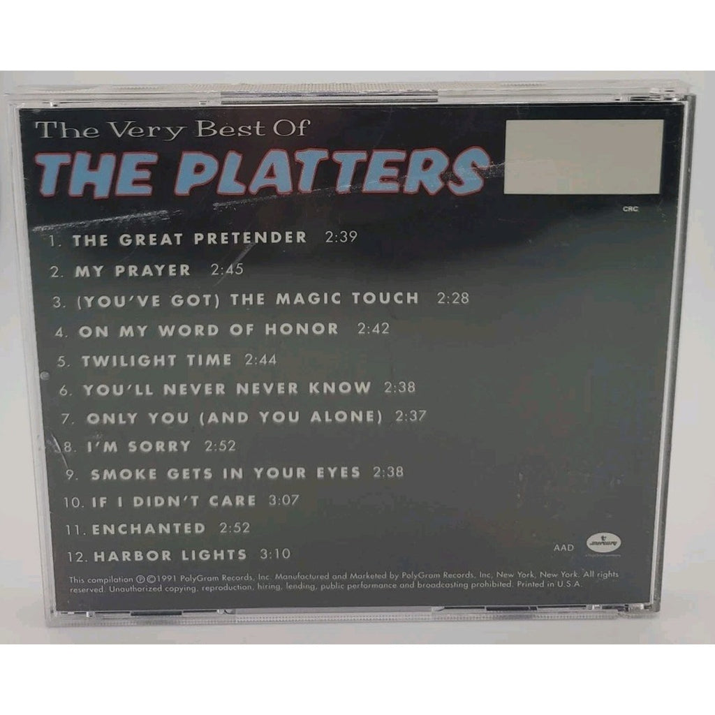 Very Best of the Platters by Platters (CD, 1991)