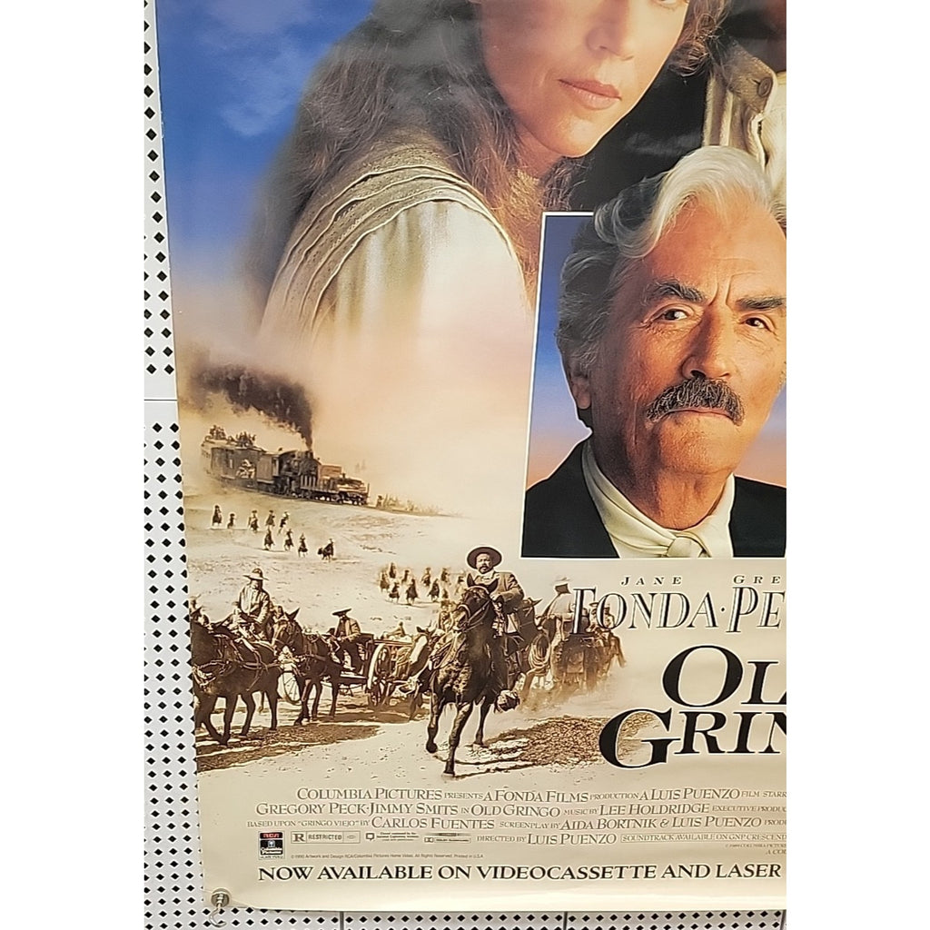 1989 Old Gringo, Original Movie Poster, S/S Rolled 27x41