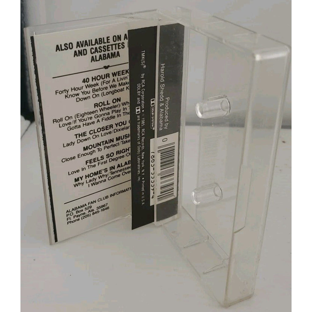 40 Hour Week by Alabama (Cassette, Oct-1990, RCA)