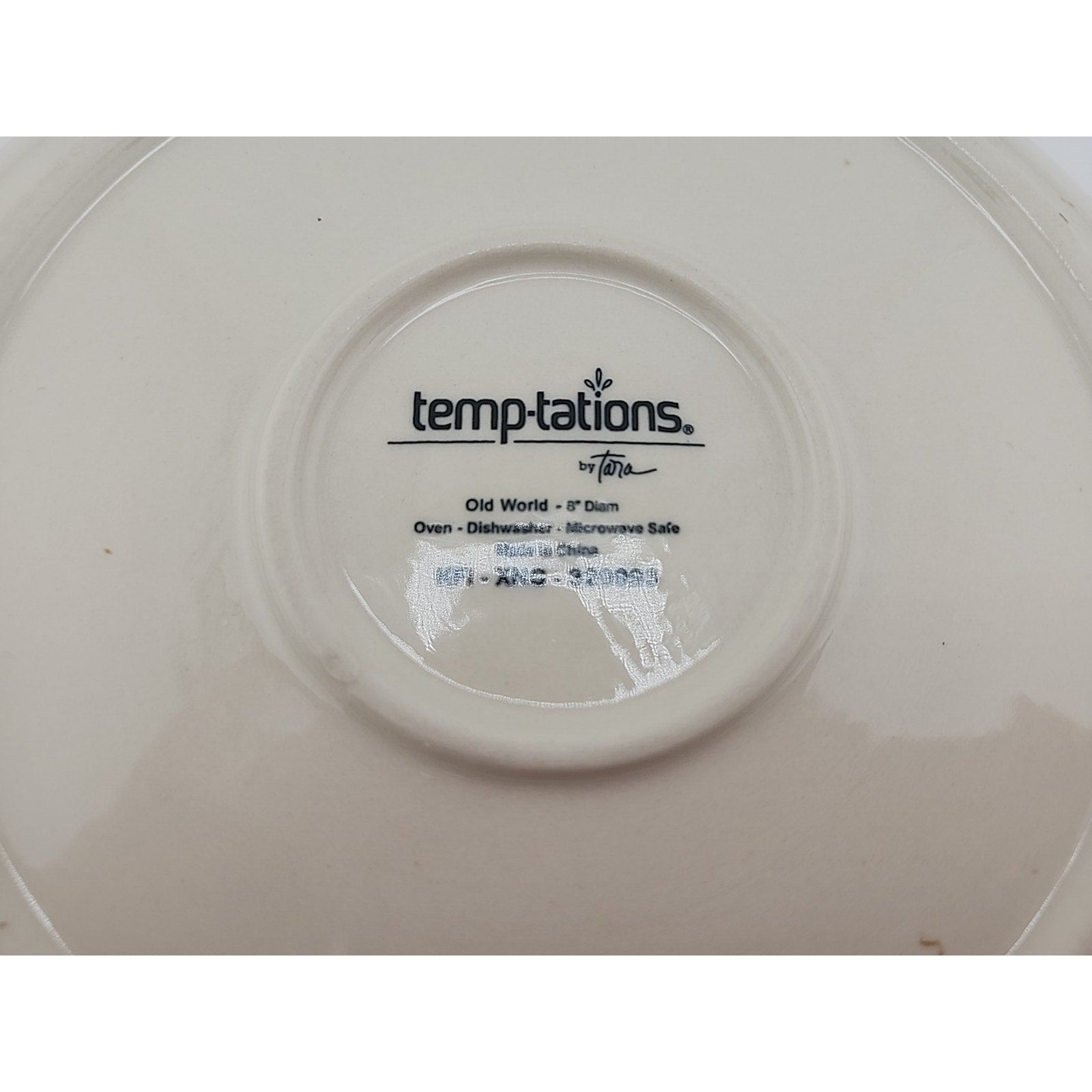 Temptations By Tara Old World Red Cranberry 8" Salad Plates Set of 4