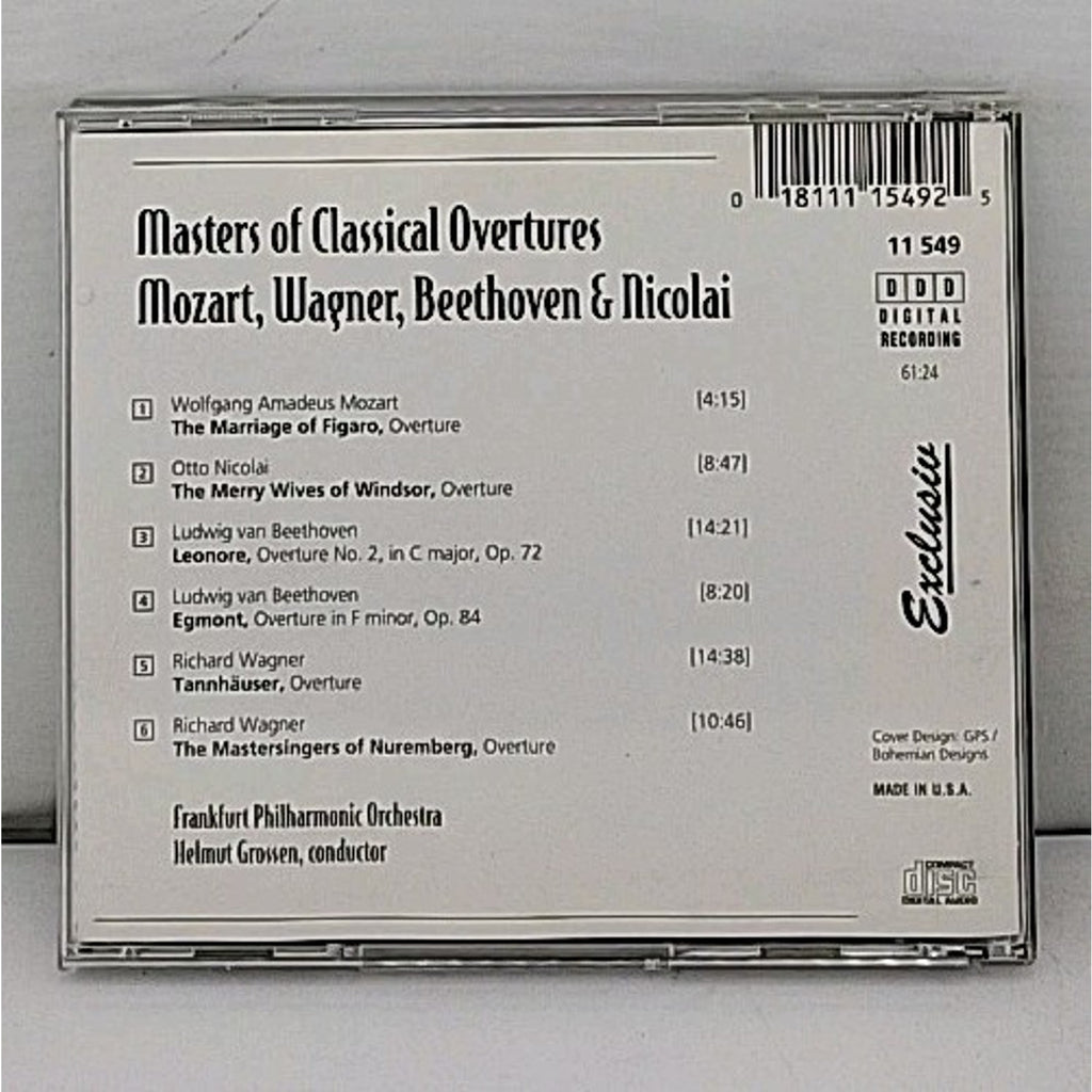 Masters of Classical Overtures by Various (CD, 1998)