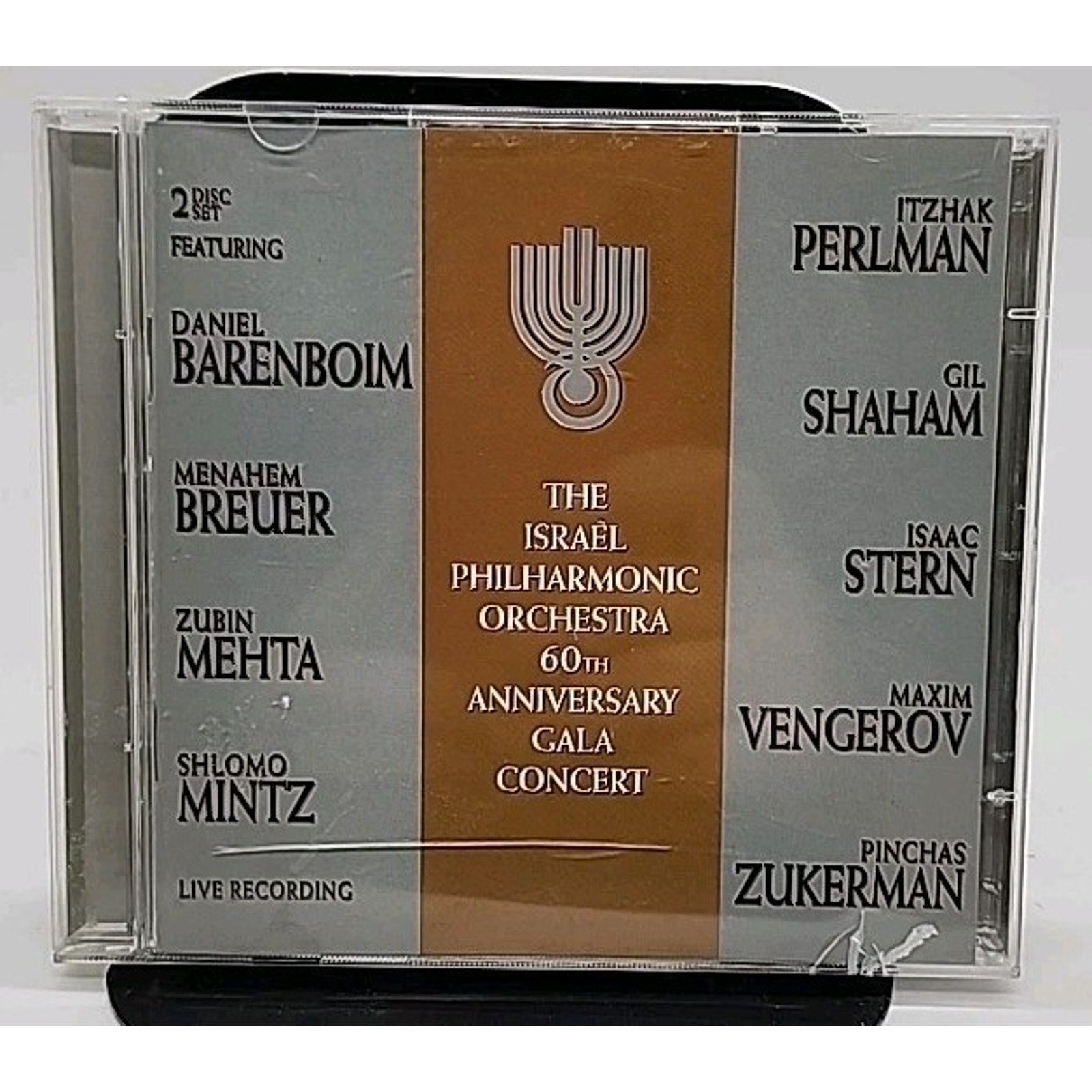 Israel Philharmonic Orchestra-60th Anniversay Gala Concert (CD, Jul-1997, 2 CD'S