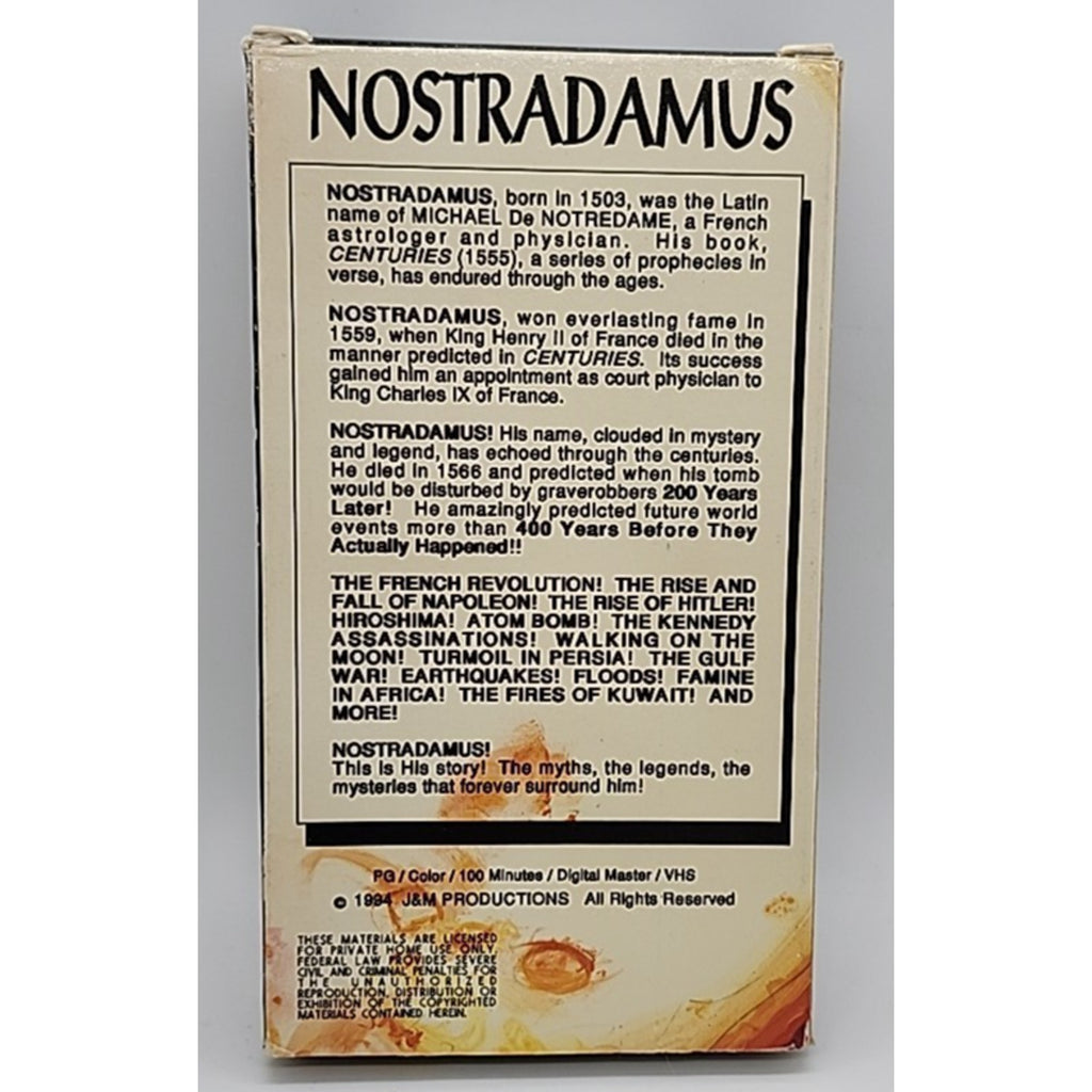 Nostradamus (VHS)