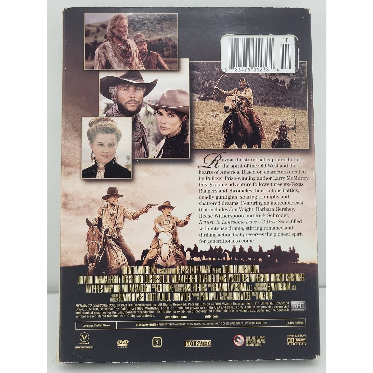 Return to Lonesome Dove (DVD, 2010, 2-Disc Set)