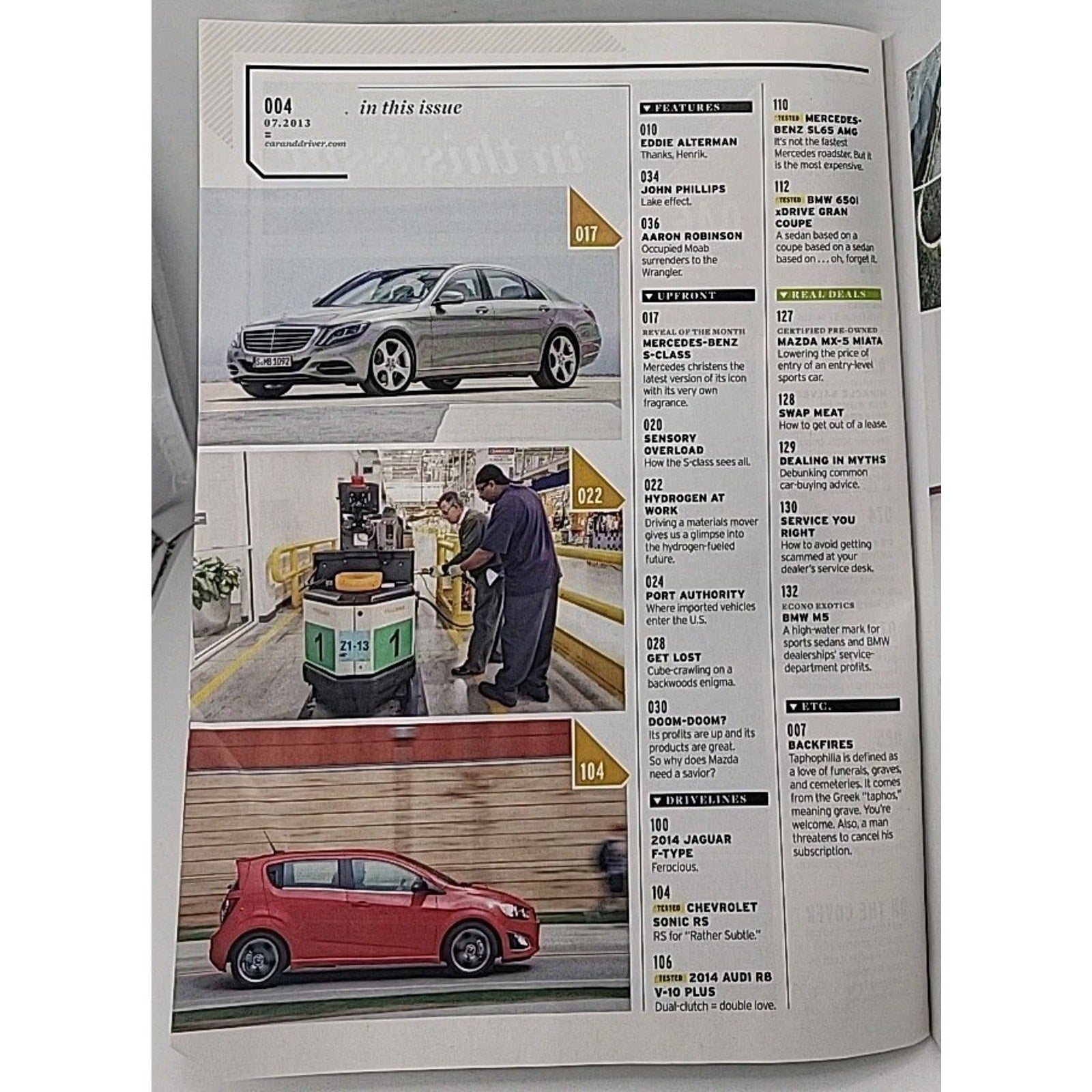 Car And Driver Magazine - July 2013 - Vol. 59 No. 1