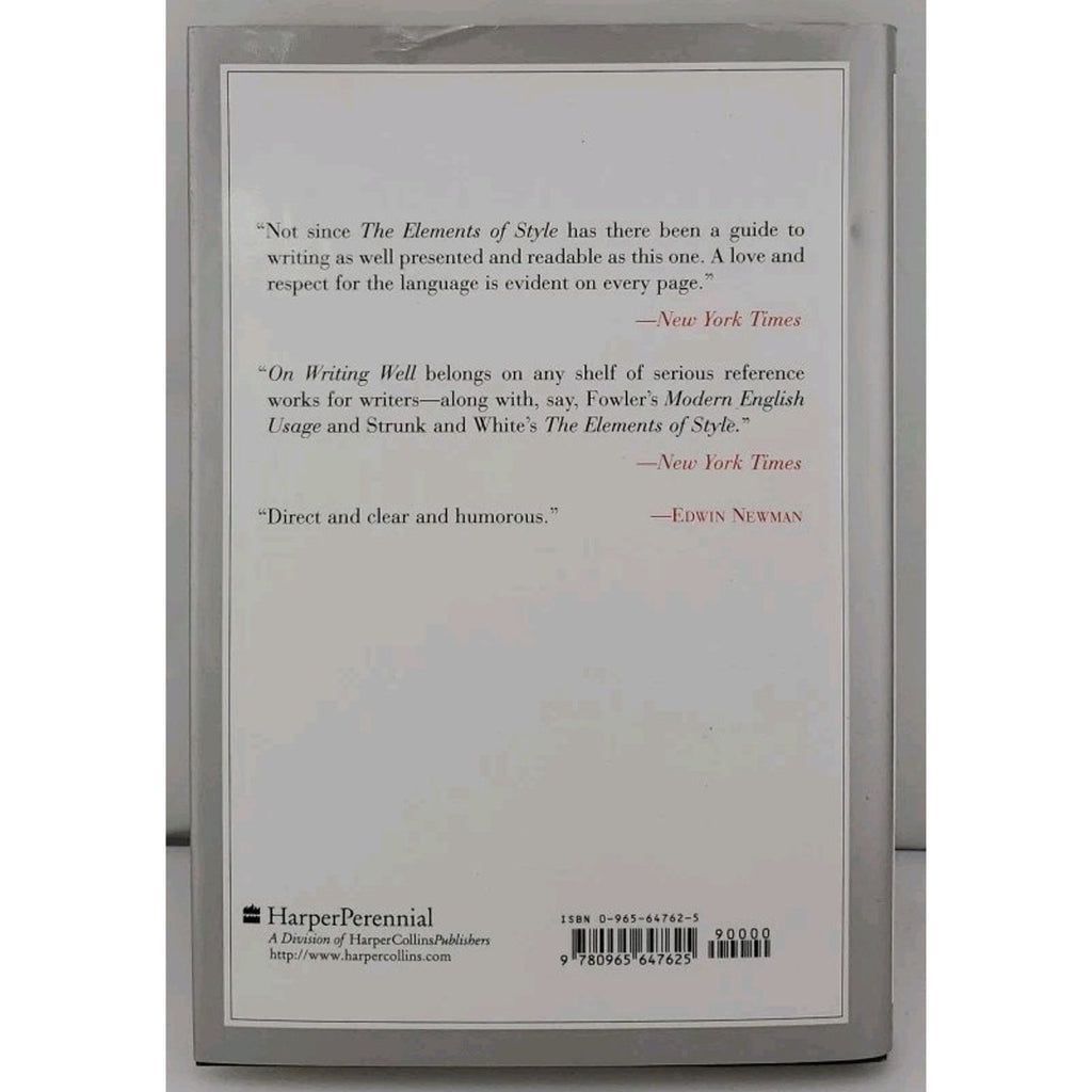 On Writing Well The Classic Guide to Writing Nonfiction - Hardcover