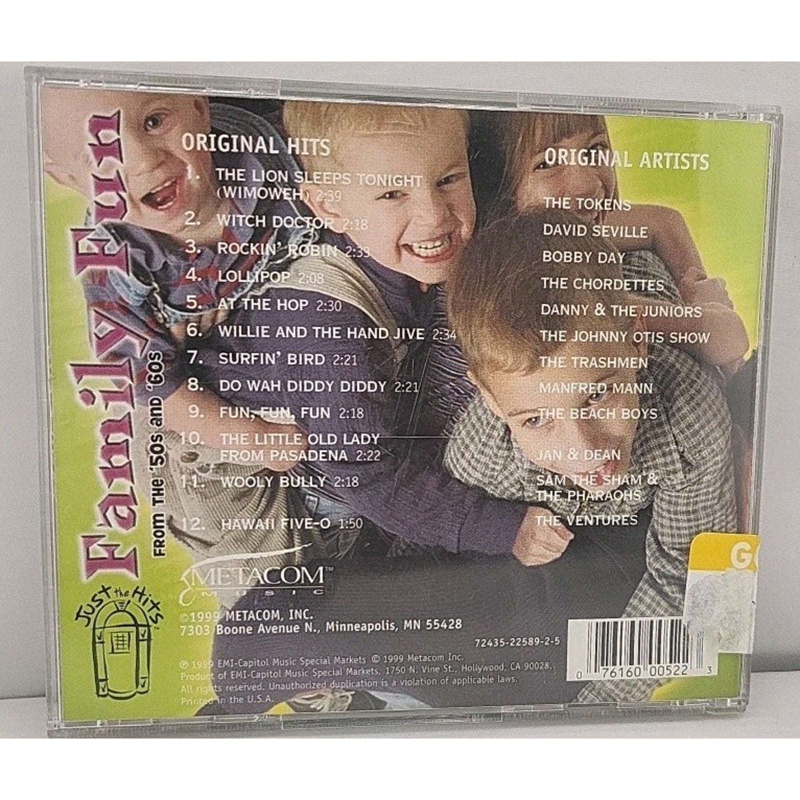 Family Fun From the '50s and '60s by Various Artists (CD, Metacom)