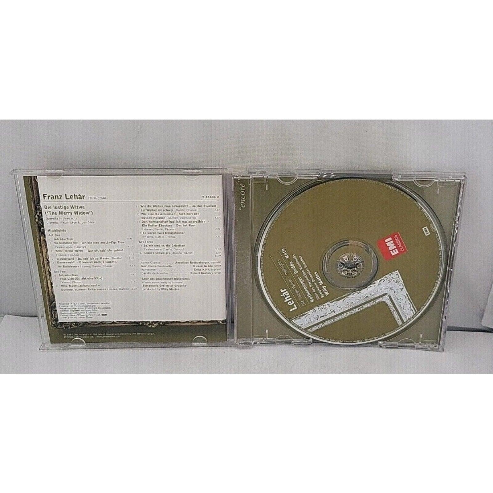 Lehár: Lustige Witwe Mattes CD