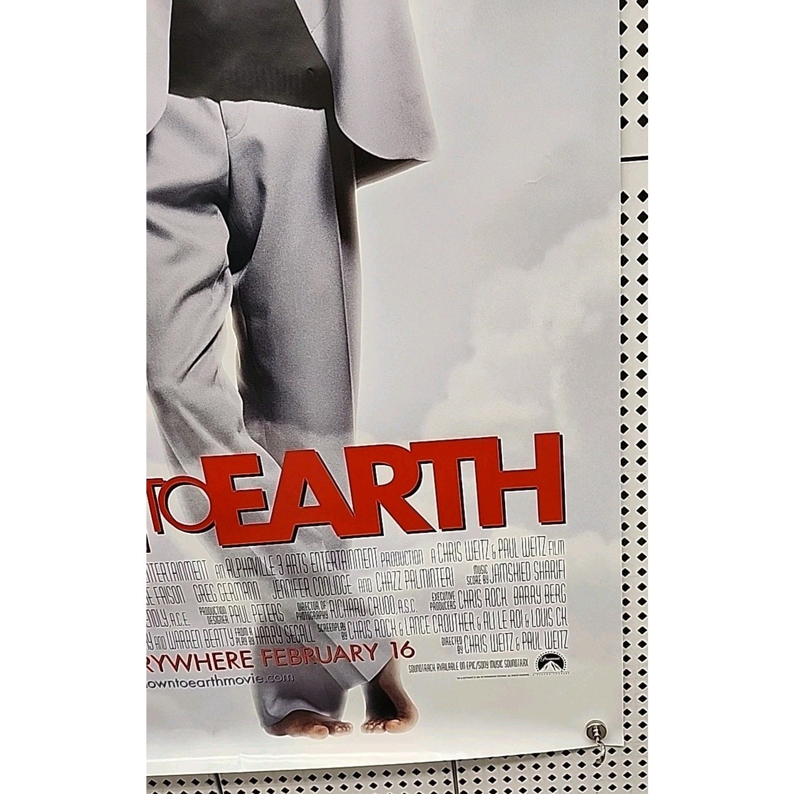 Down to Earth (Final) Movie Theater Poster 27x40 Double Sided