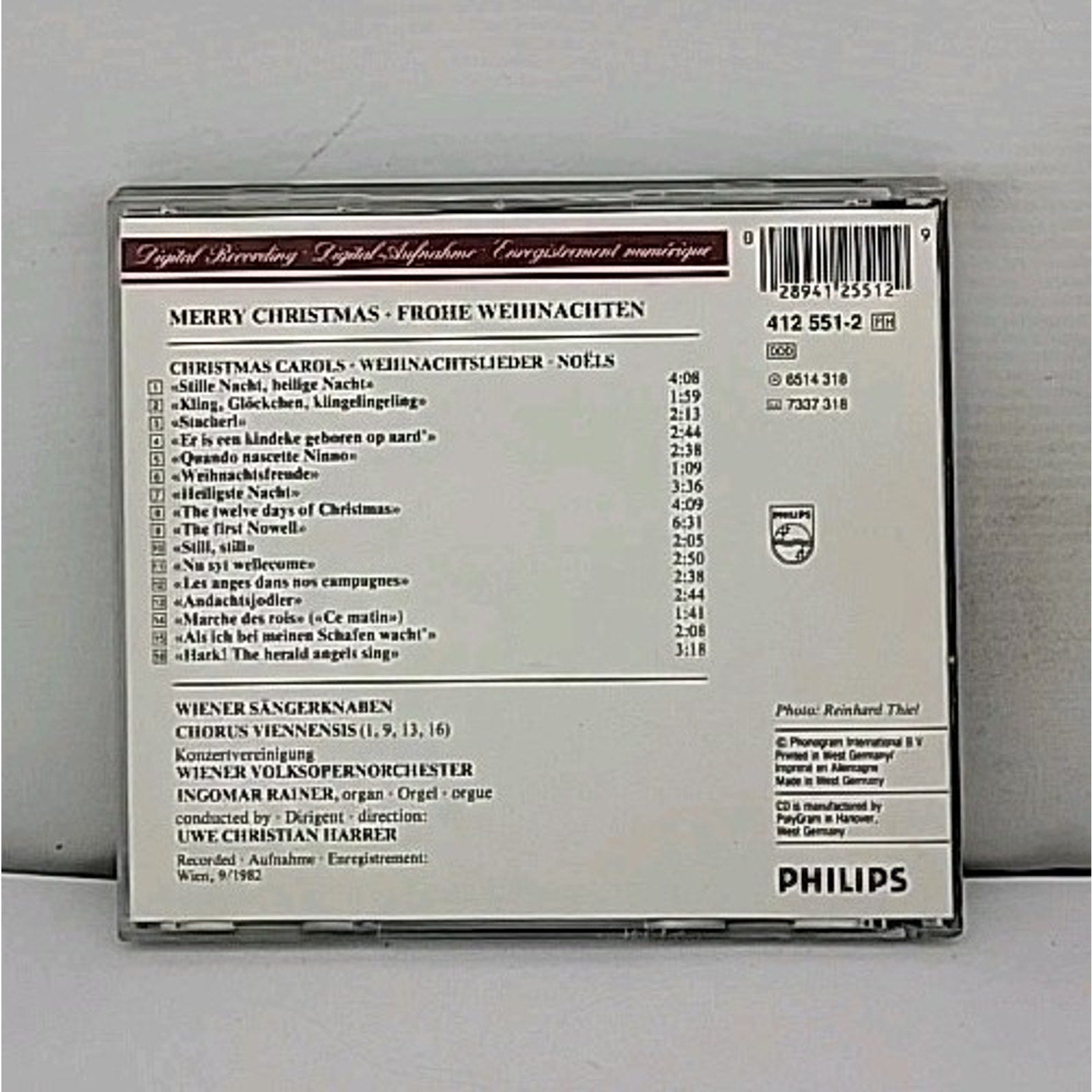 Merry Christmas by The Vienna Choir Boys (CD, 1990)