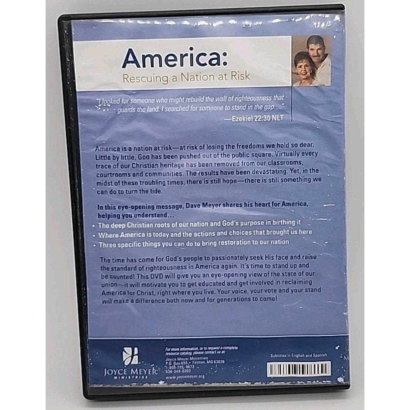 America: Rescuing A Nation At Risk Joyce Meyer Ministries (DVD)