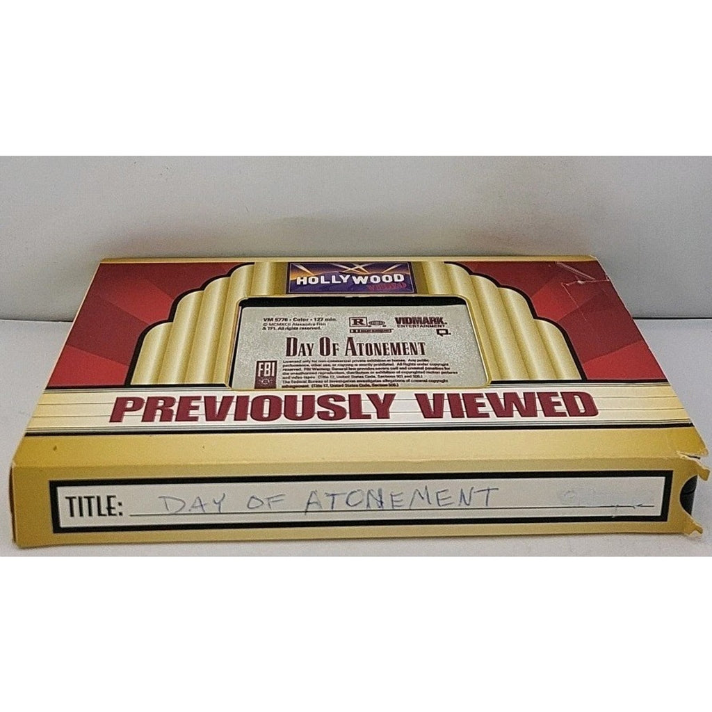Day Of Atonement VHS