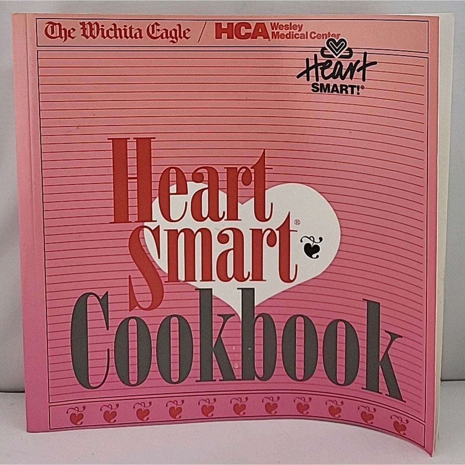 Heart Smart Cookbook Paperback 1993 HCA Wesley Medical Center System Recipes