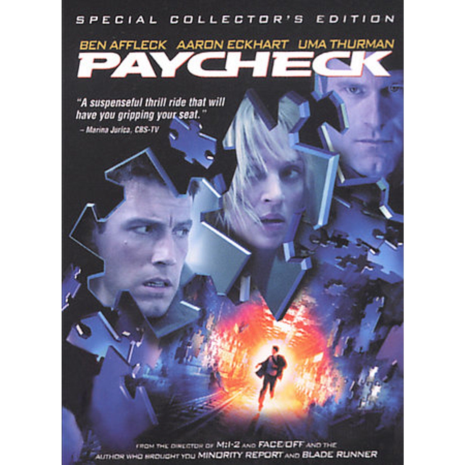 Paycheck (DVD, 2004, Full Frame)