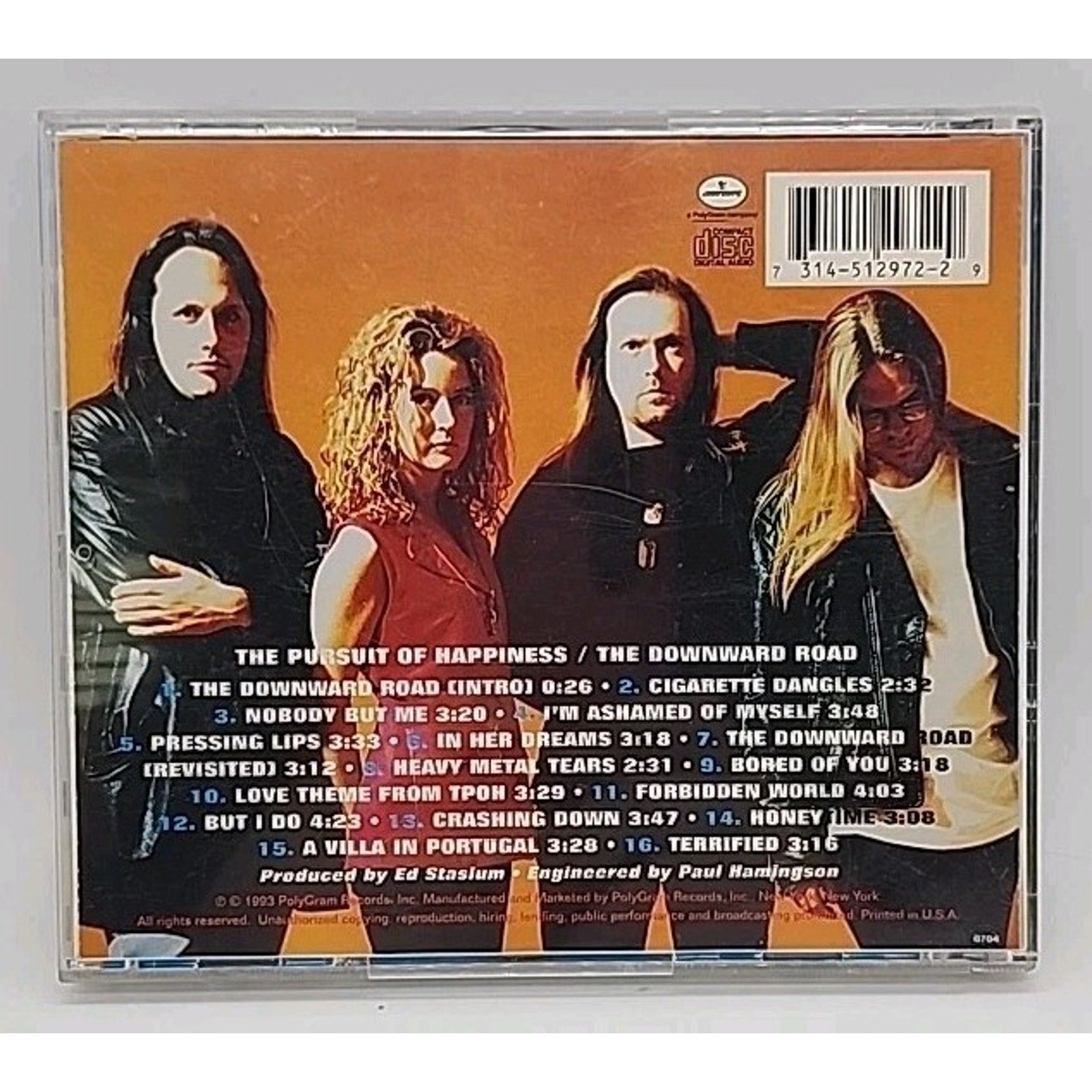 The Downward Road by The Pursuit of Happiness (CD, Mar-1993, Mercury)