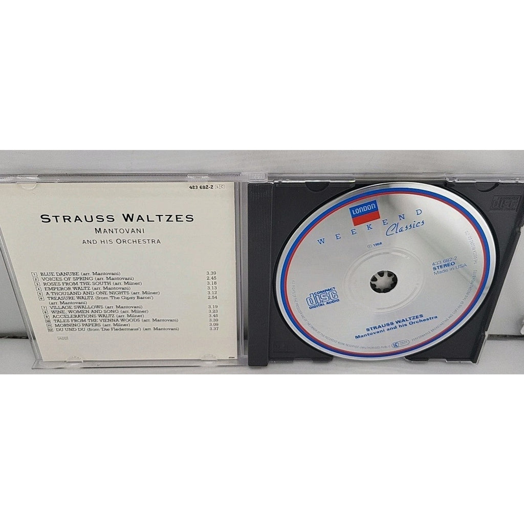 Strauss Waltzes by Mantovani Orchestra (CD, 1992)