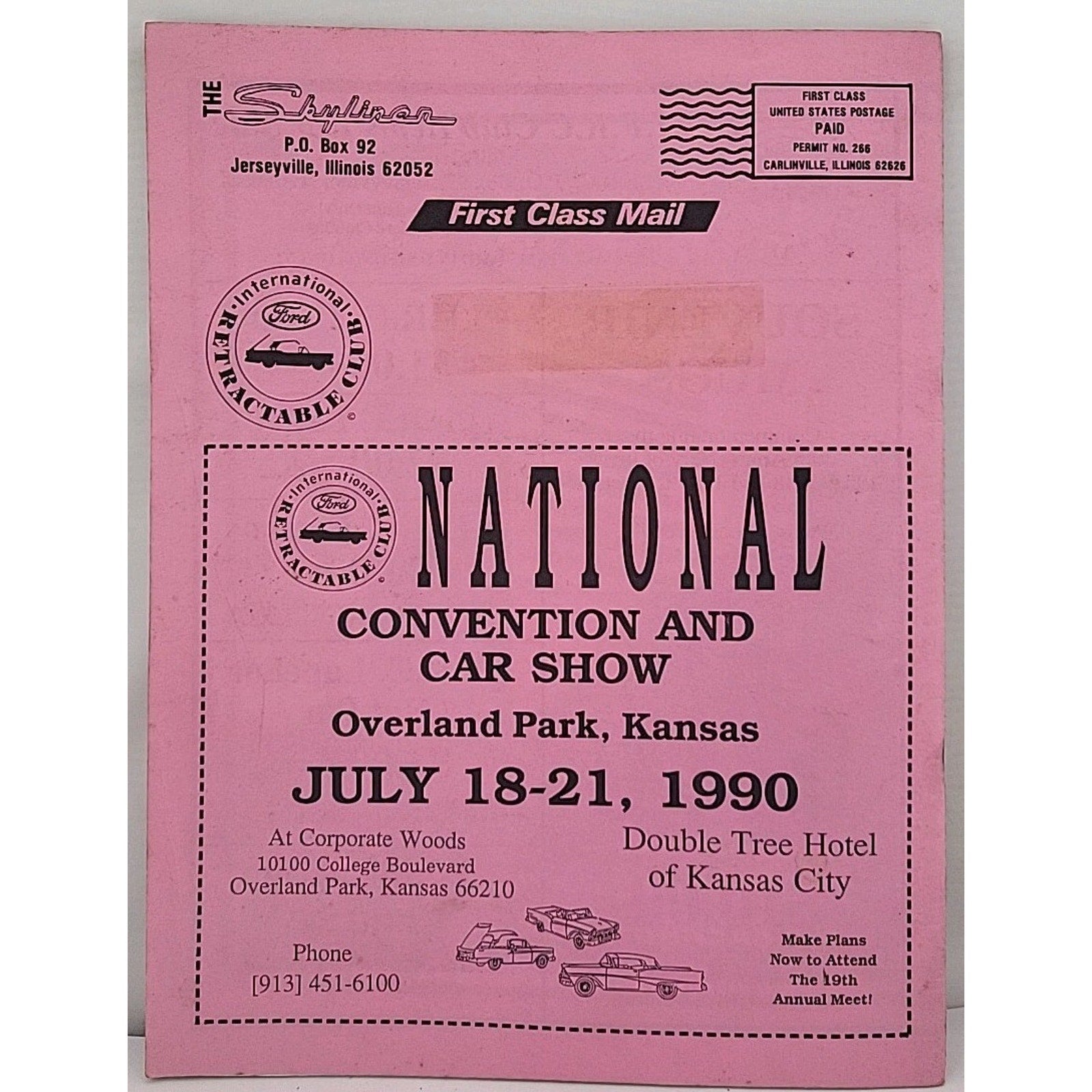 The Skyliner - International Retractable Club - February 1990 Number 113