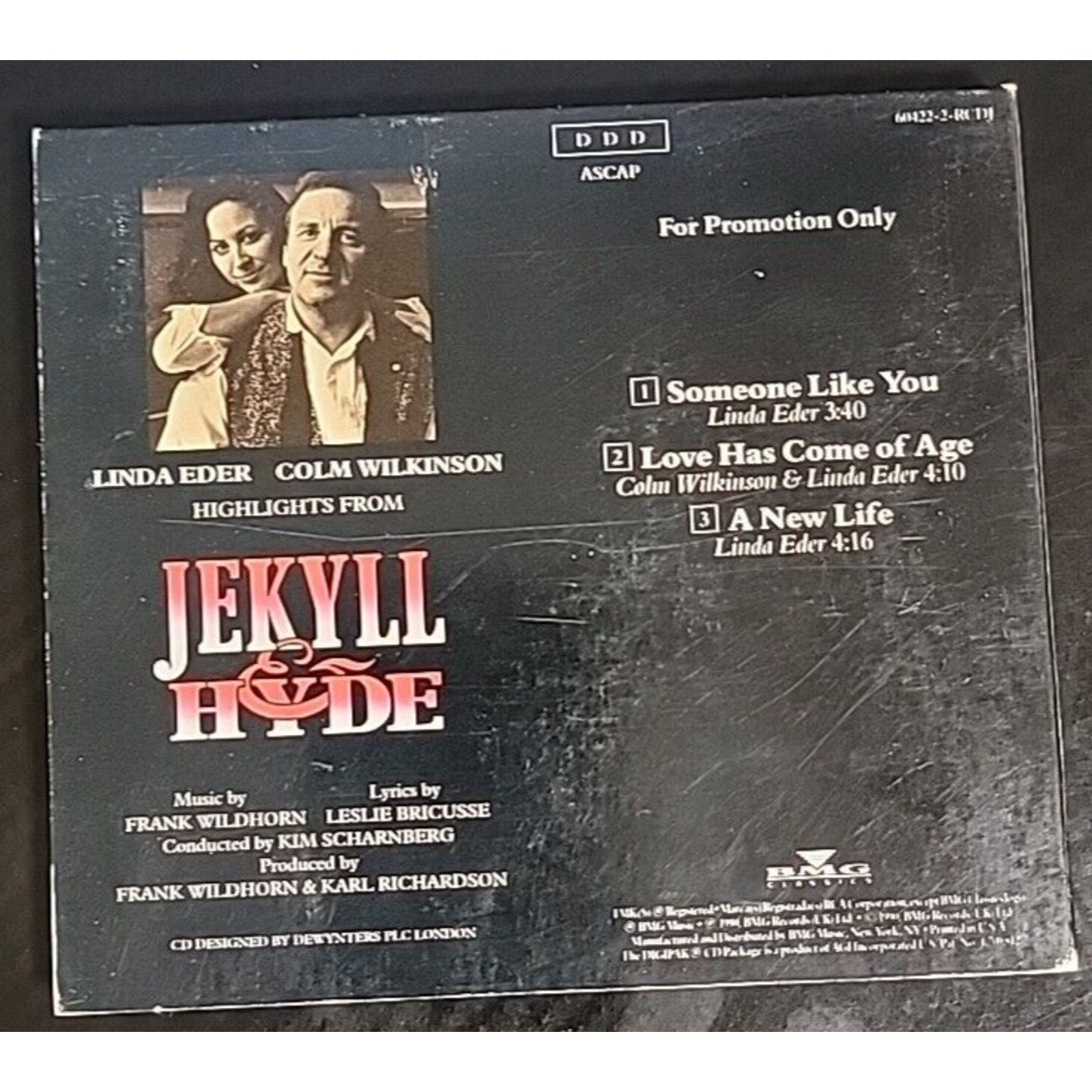 Highlights from Jekyll & Hyde [Concept] by Frank Wildhorn (CD, RCA Victor)