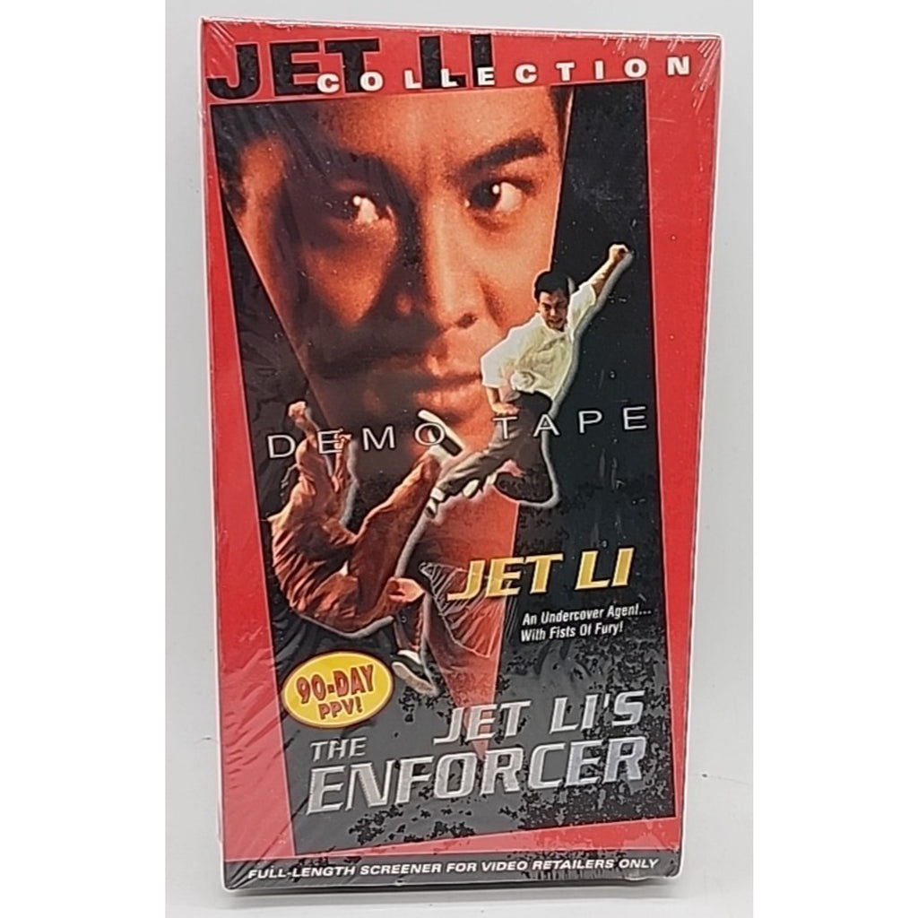 Jet Li's The Enforcer VHS Demo Promo Screener *Brand New*