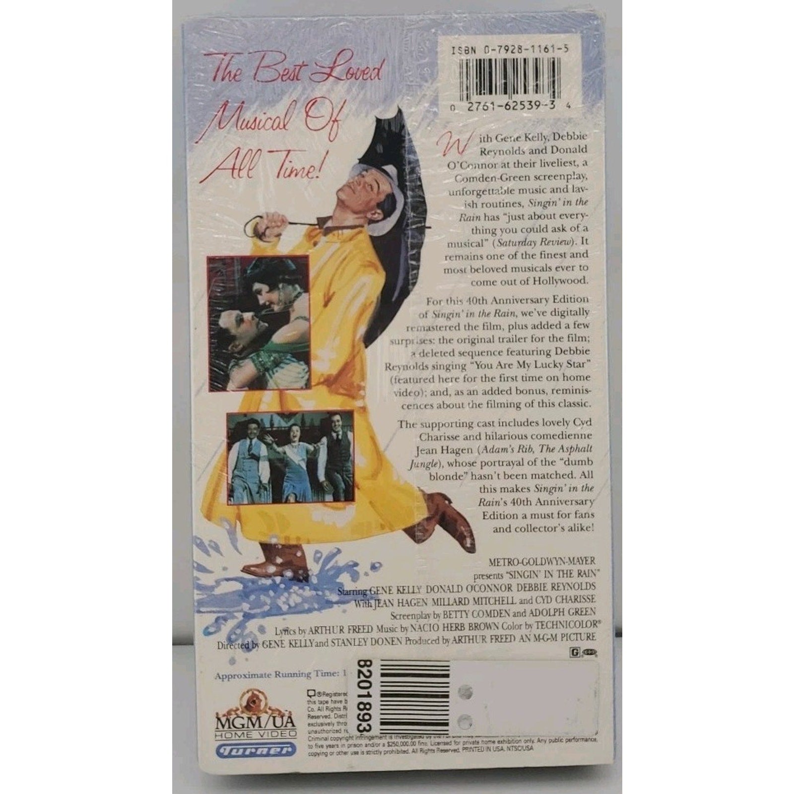 Singin in the Rain (VHS, 1992, 40th Anniversary Edition) *Brand New*