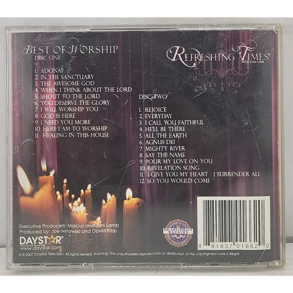 Refreshing Times with Joni Lamb - Best of Worship Music - CD