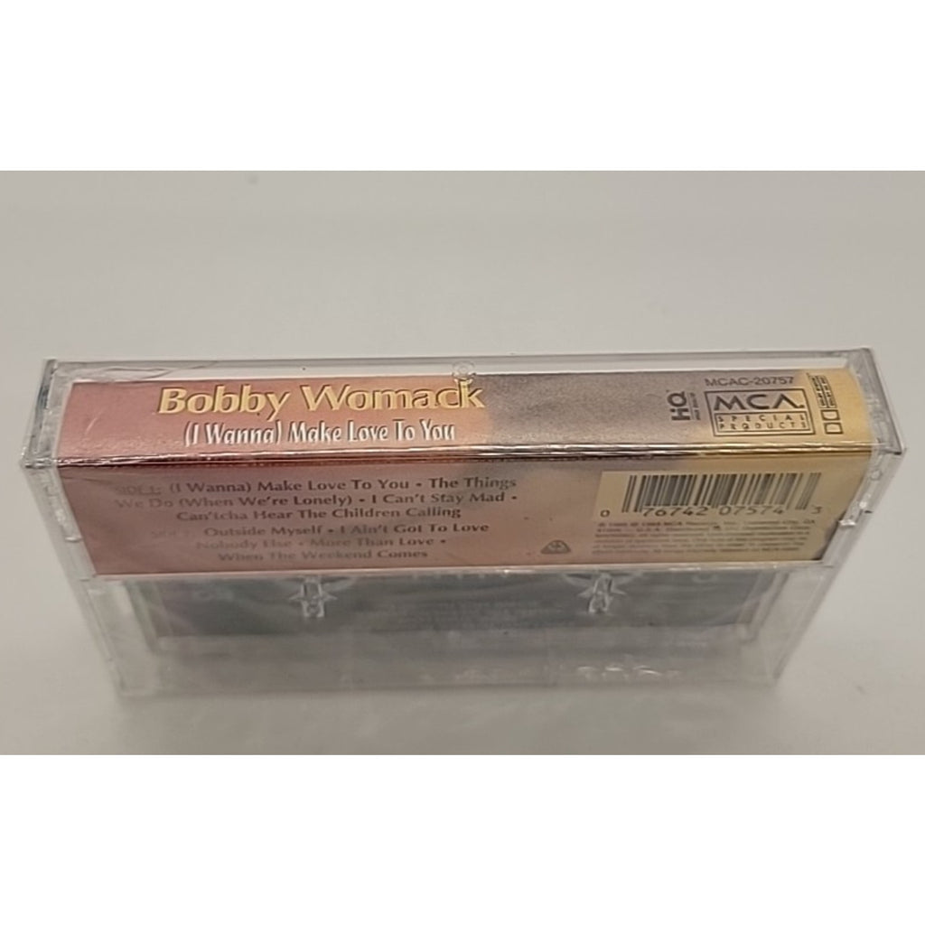 I Wanna Make Love to by Bobby Womack (Cassette, 1995) *Brand New*